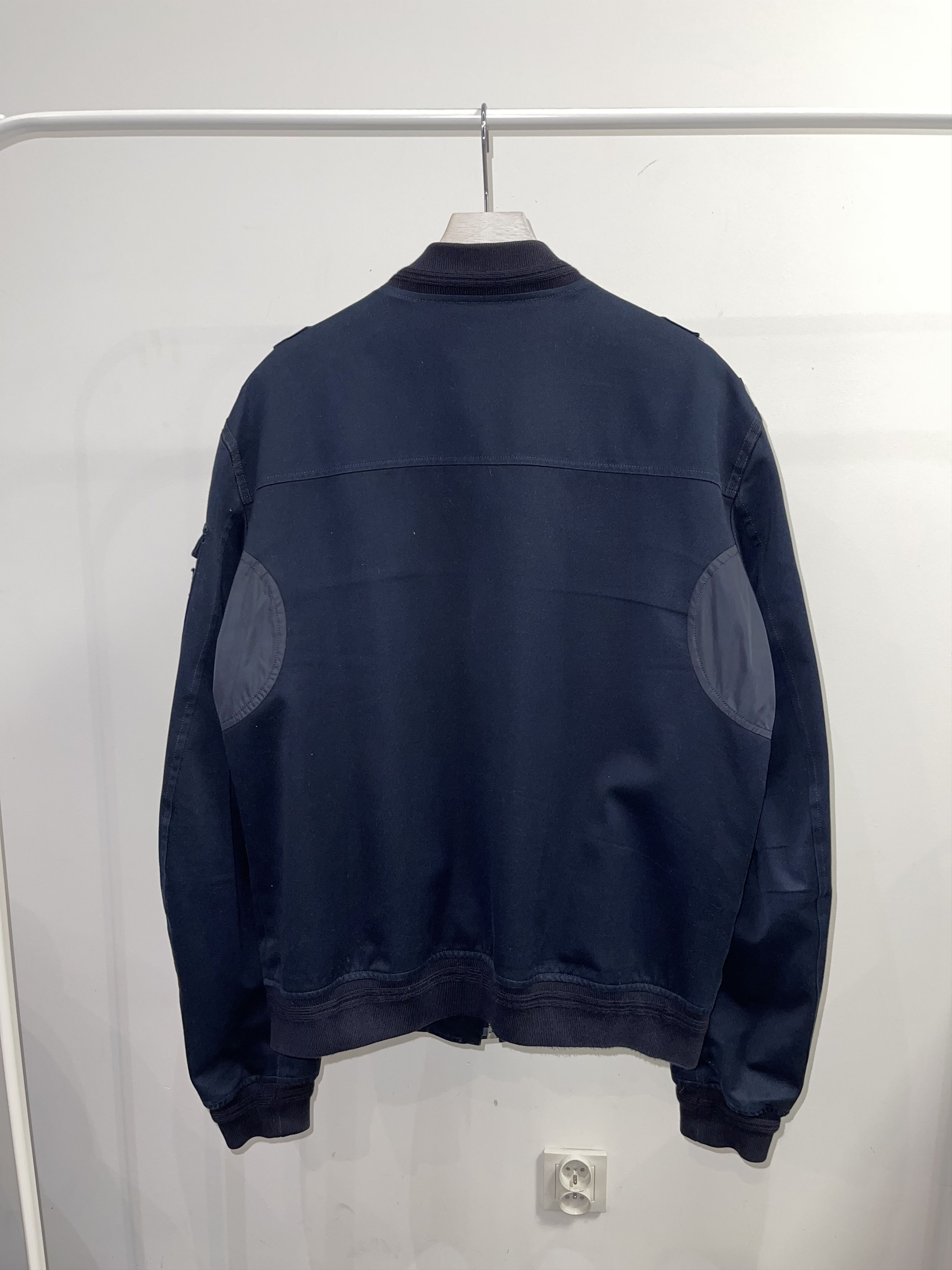 Gucci SS08 Gucci Tactical Pocket Navy Bomber Jacket Size US L / EU 52-54 / 3 - 7 Thumbnail