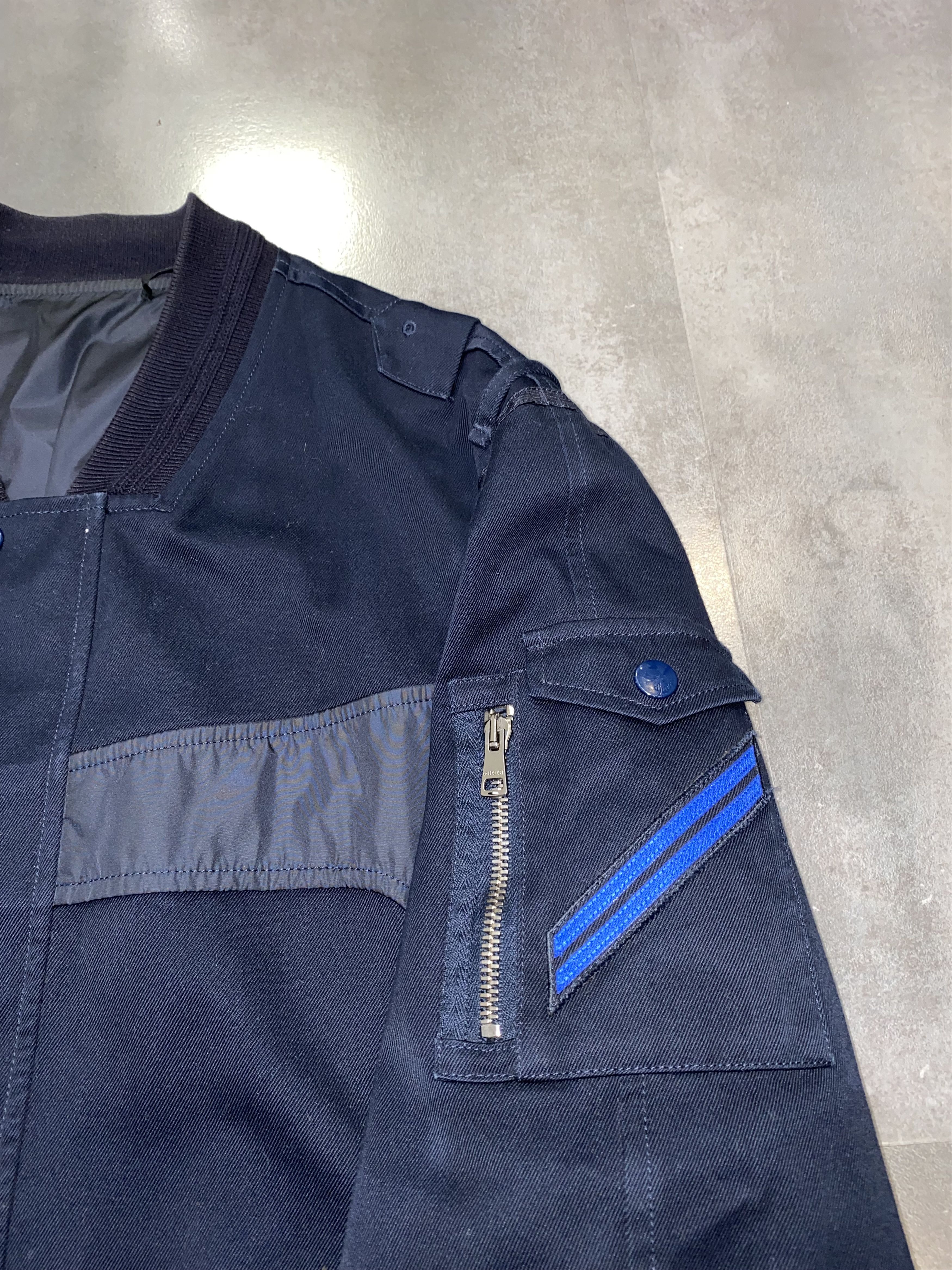 Gucci SS08 Gucci Tactical Pocket Navy Bomber Jacket Size US L / EU 52-54 / 3 - 13 Thumbnail