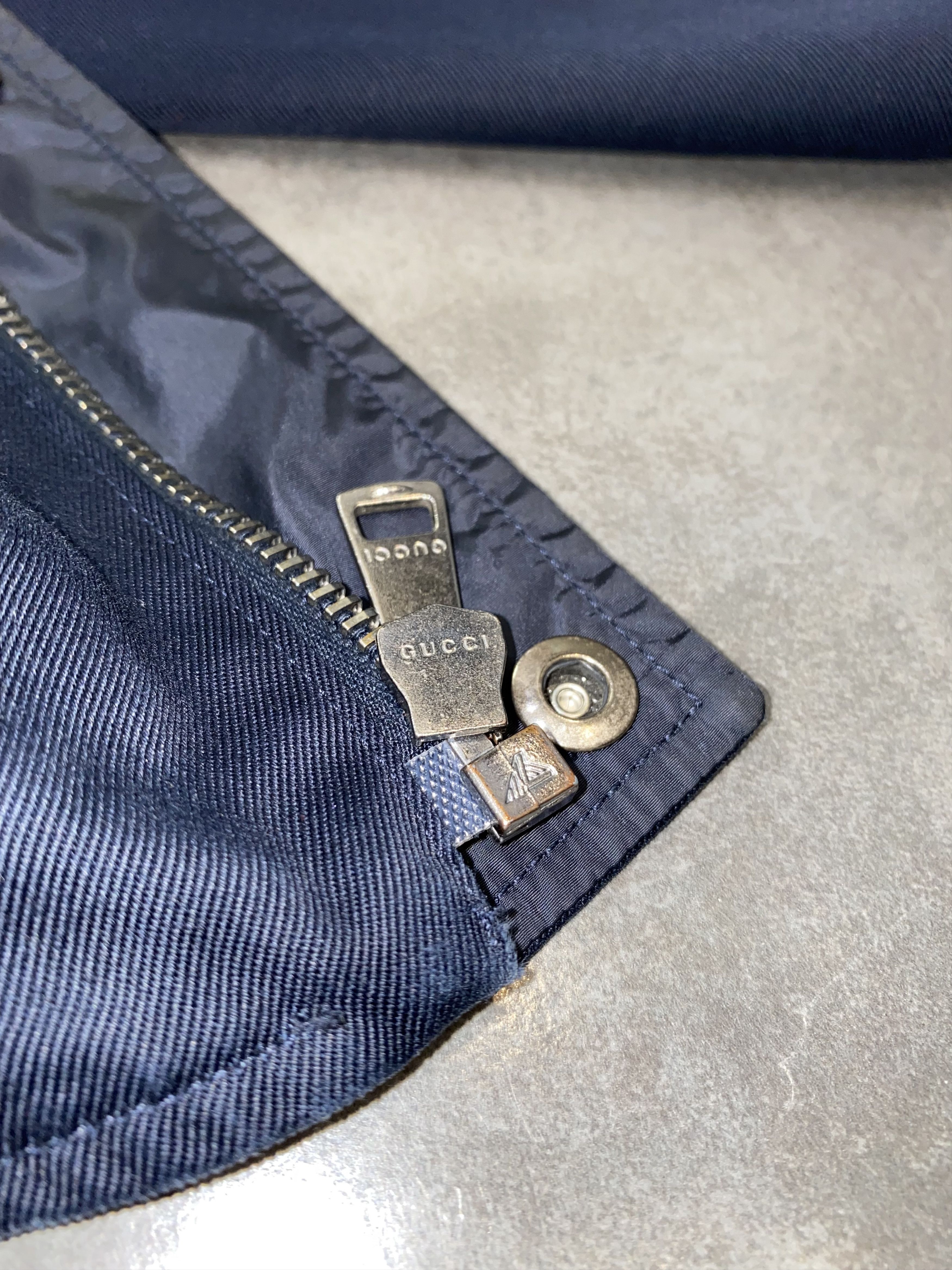 Gucci SS08 Gucci Tactical Pocket Navy Bomber Jacket Size US L / EU 52-54 / 3 - 17 Thumbnail