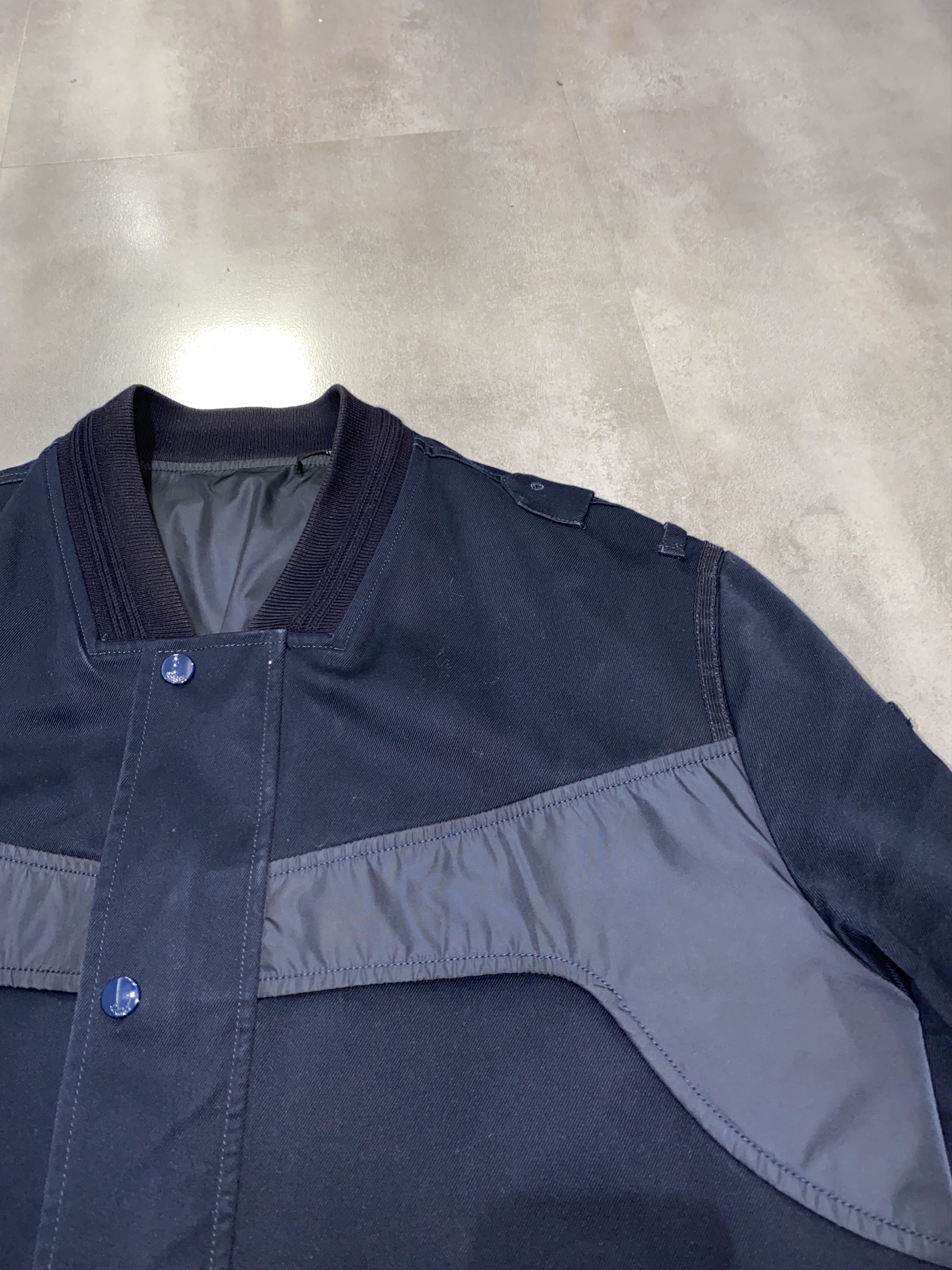 Gucci SS08 Gucci Tactical Pocket Navy Bomber Jacket Size US L / EU 52-54 / 3 - 11 Thumbnail
