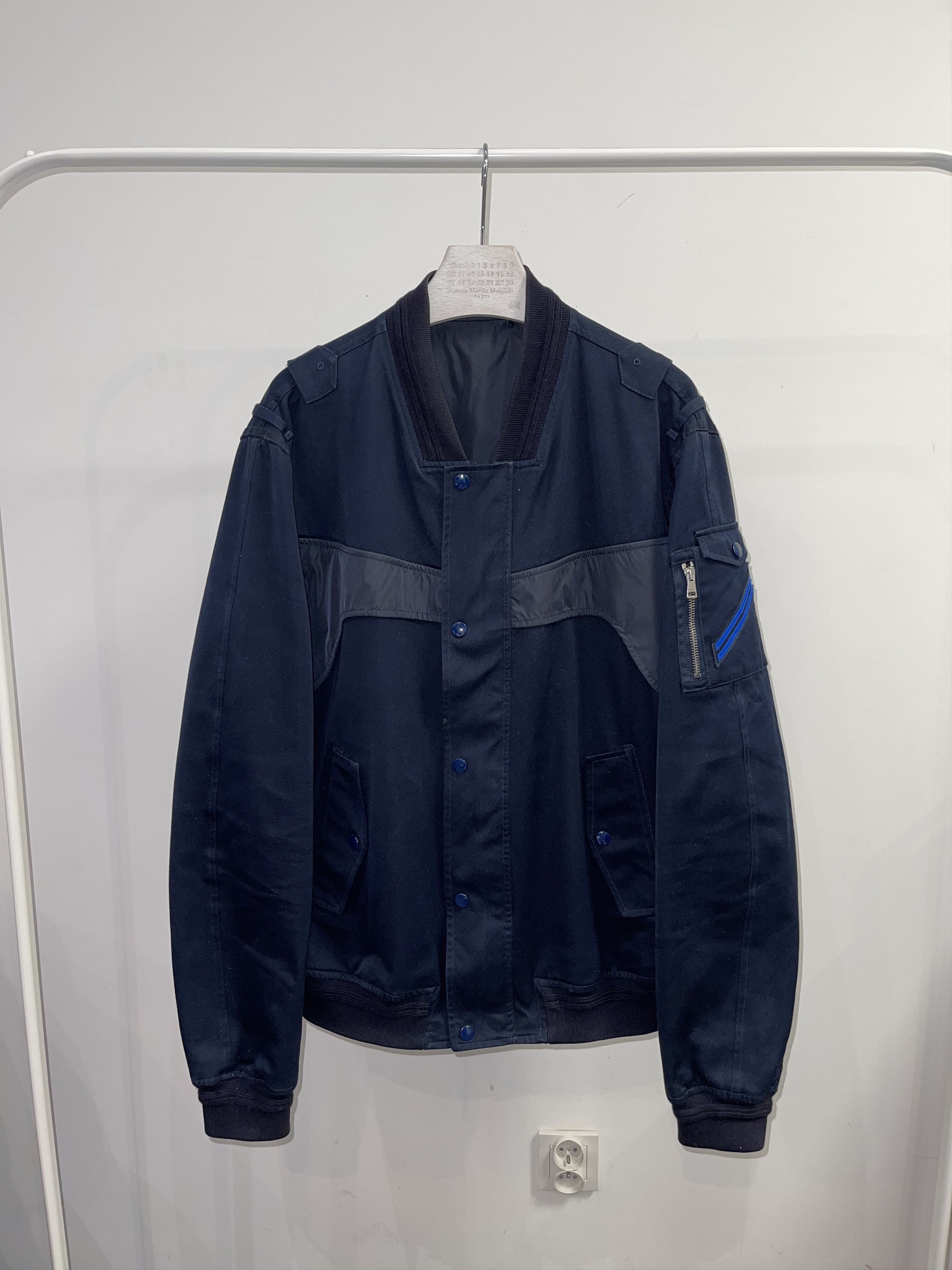 Gucci SS08 Gucci Tactical Pocket Navy Bomber Jacket Size US L / EU 52-54 / 3 - 4 Thumbnail