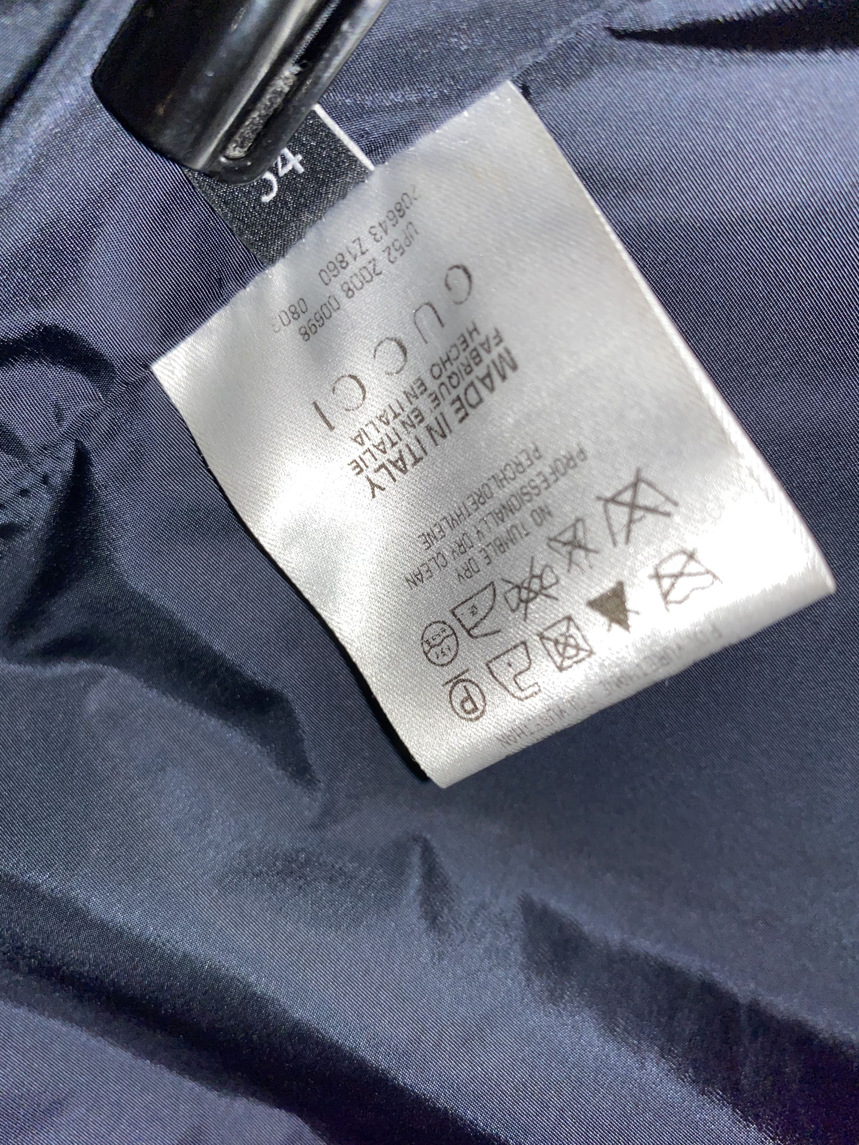 Gucci SS08 Gucci Tactical Pocket Navy Bomber Jacket Size US L / EU 52-54 / 3 - 20 Thumbnail