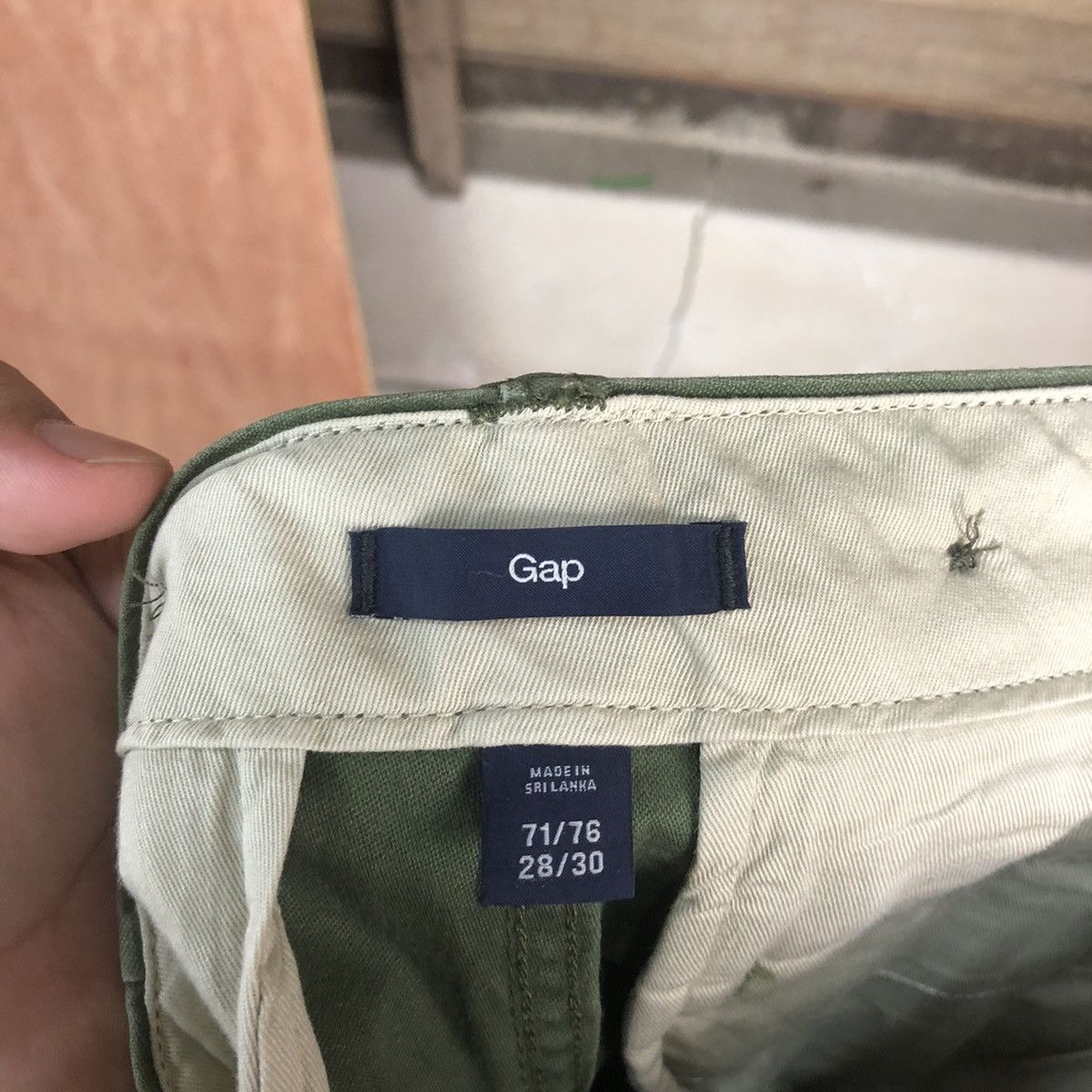 Gap DL Gap Green Cargo utility Multipocket Pants #1576 Size US 28 / EU 44 - 14 Thumbnail