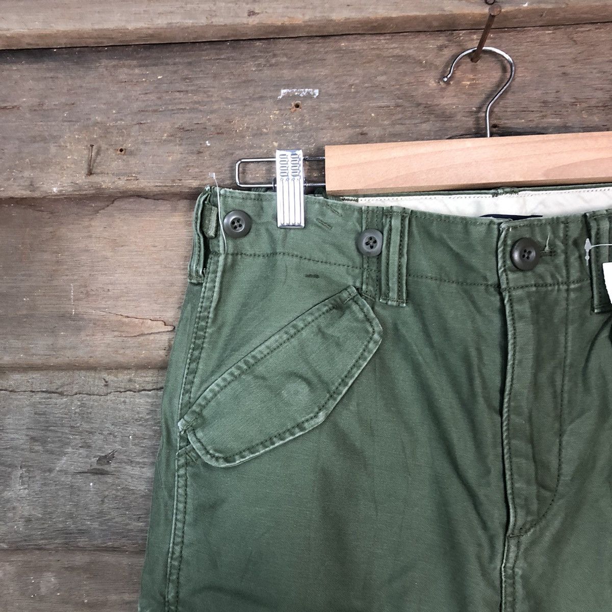 Gap DL Gap Green Cargo utility Multipocket Pants #1576 Size US 28 / EU 44 - 4 Thumbnail