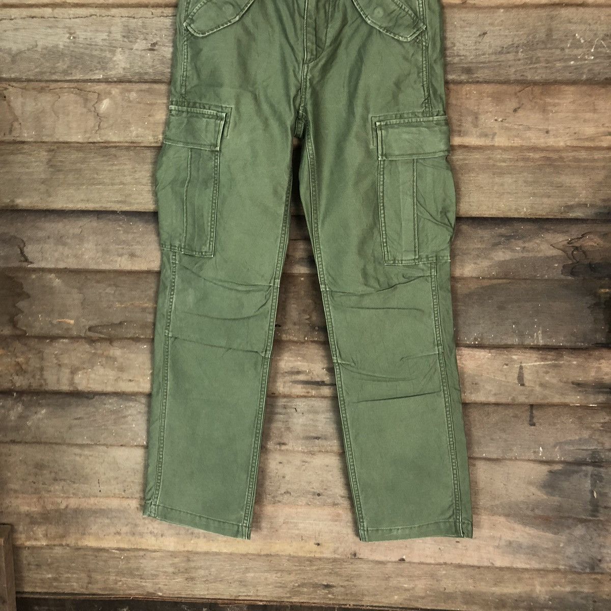 Gap DL Gap Green Cargo utility Multipocket Pants #1576 Size US 28 / EU 44 - 3 Thumbnail