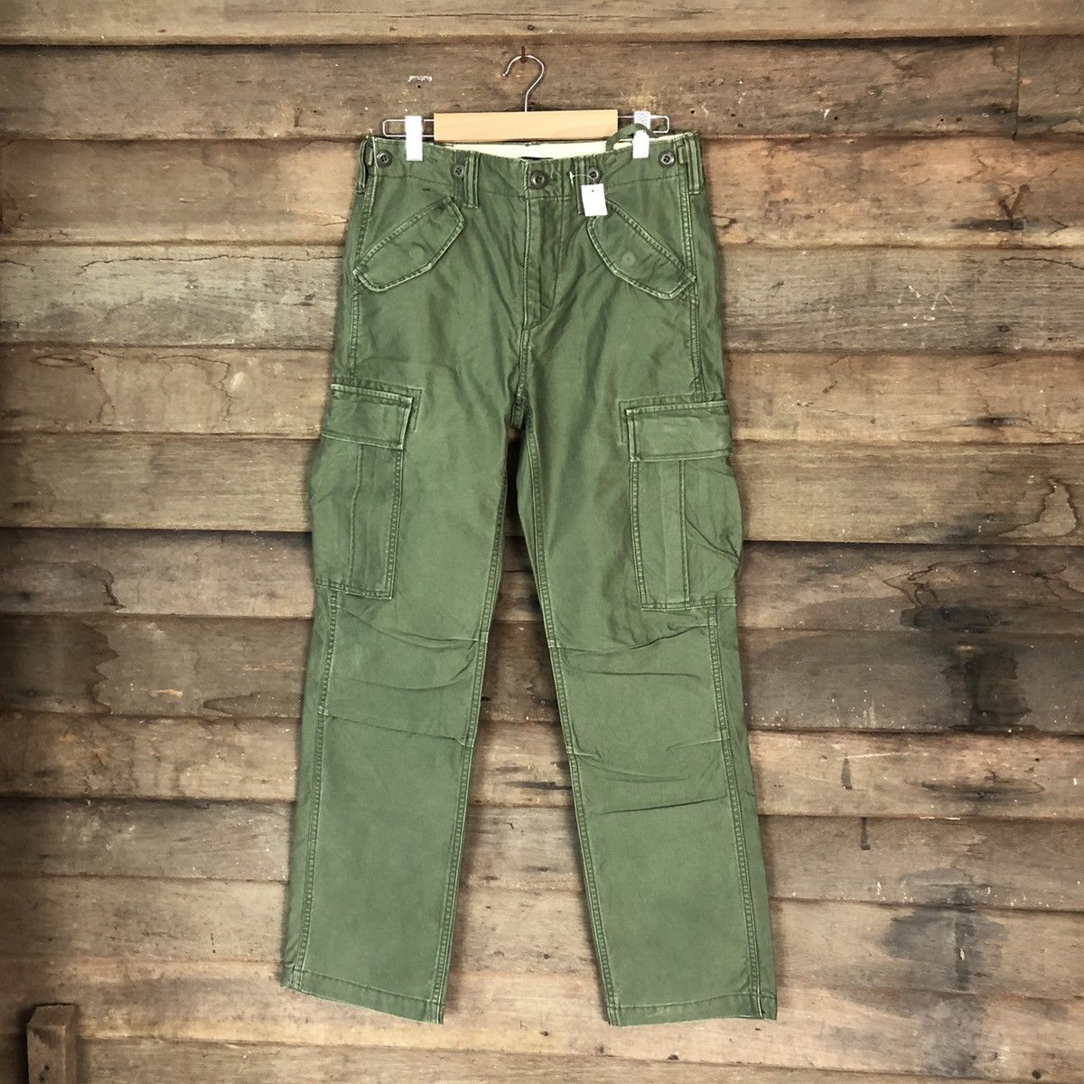 Gap DL Gap Green Cargo utility Multipocket Pants #1576 Size US 28 / EU 44 - 1 Thumbnail