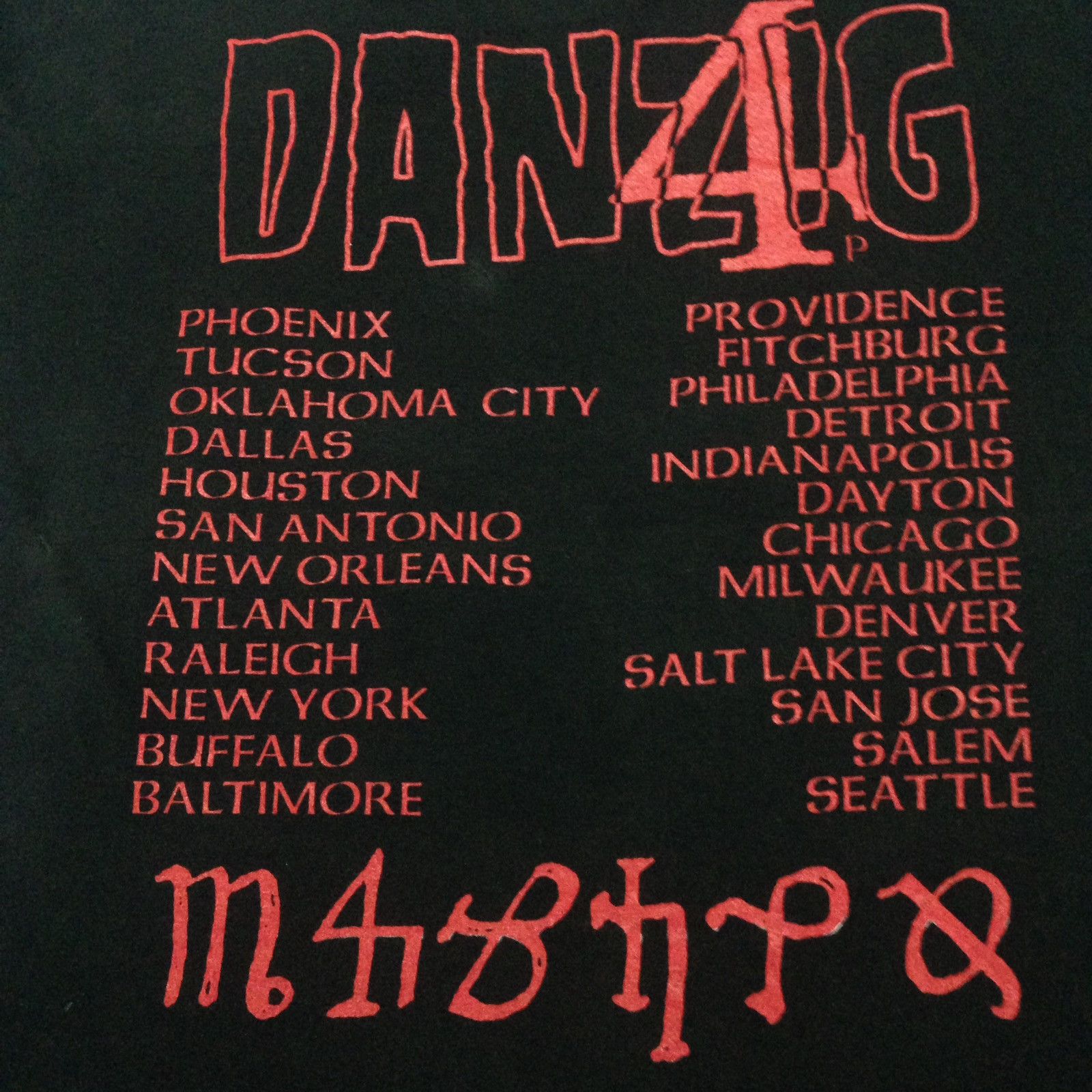Band Tees Vintage Danzig Band Rock Concert Punk T-shirt Size US L / EU 52-54 / 3 - 3 Thumbnail