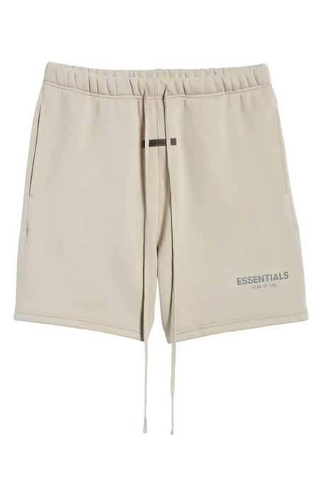 Pacsun Fear of God ESSENTIALS Drawstring Tan Sweat Shorts Sz (M