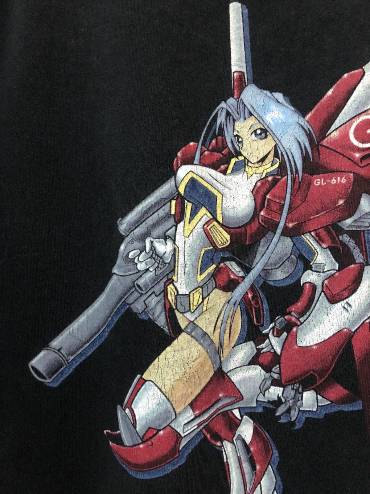 Anime × Hook-Ups × Vintage Vintage Plastik “Gundam” Skate T Shirt Hook Ups Akira Bepop Size US XL / EU 56 / 4 - 5 Thumbnail