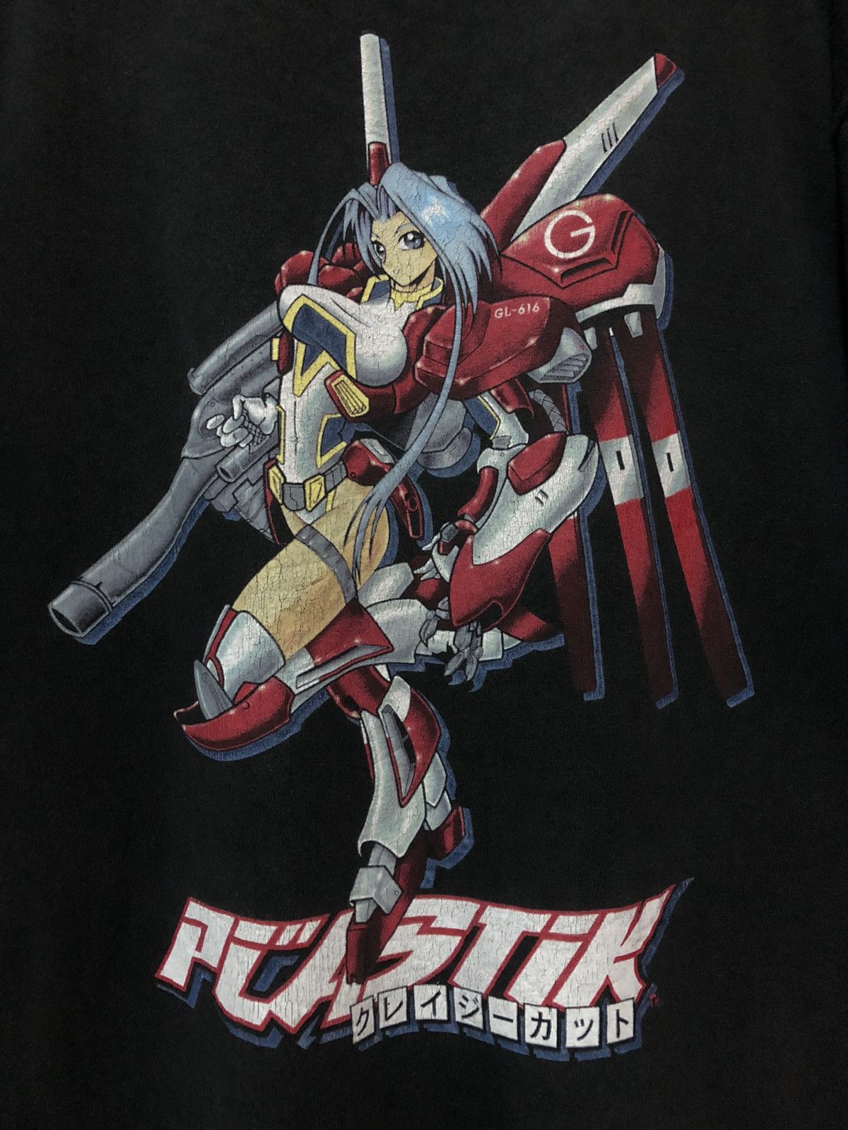 Anime × Hook-Ups × Vintage Vintage Plastik “Gundam” Skate T Shirt Hook Ups Akira Bepop Size US XL / EU 56 / 4 - 2 Thumbnail