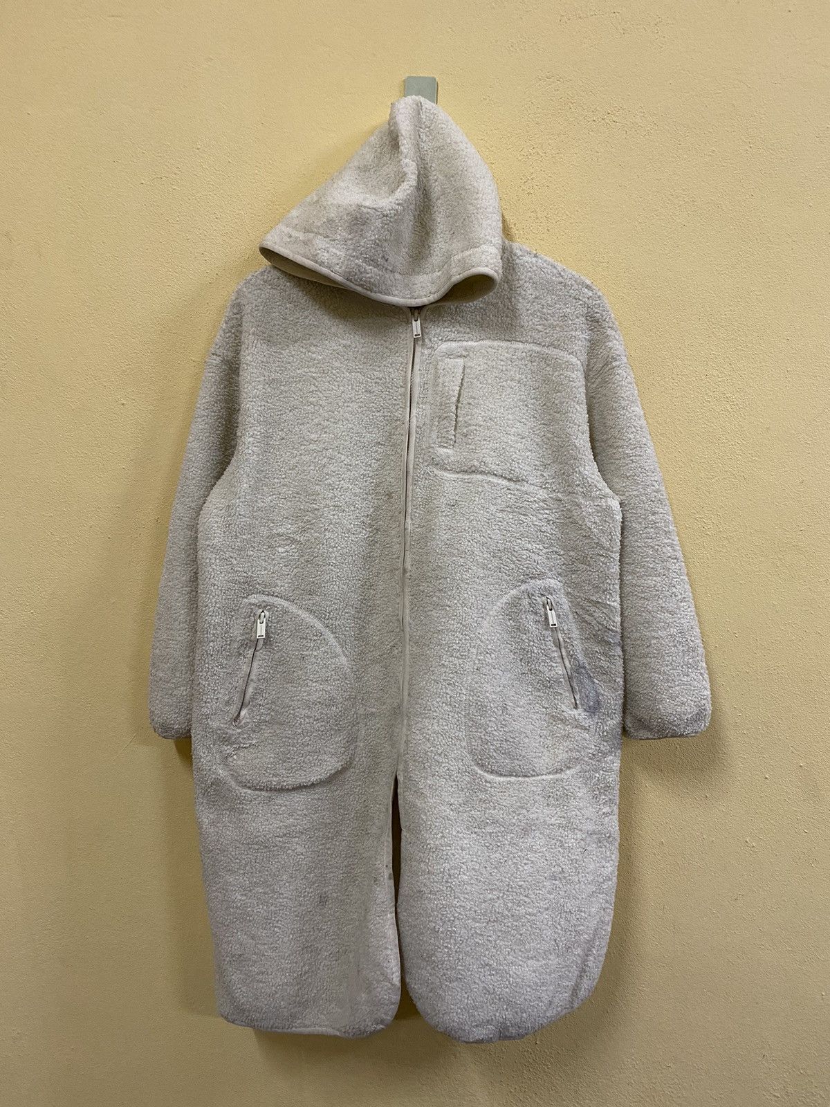 Gu X Undercover sherpa long jacket