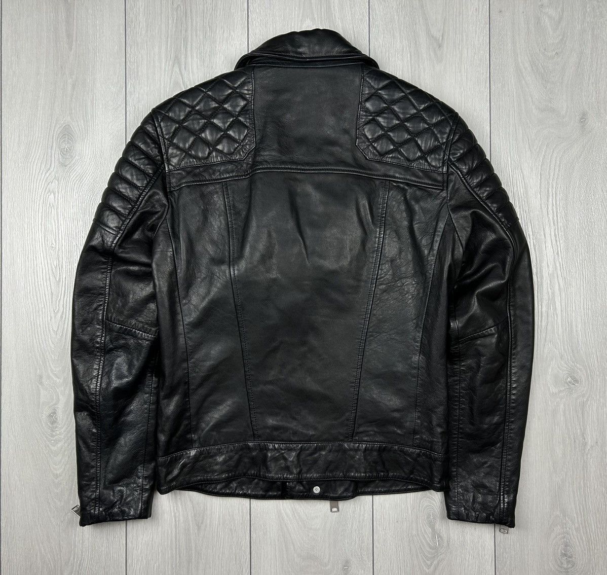 All saints powell leather jacket hotsell