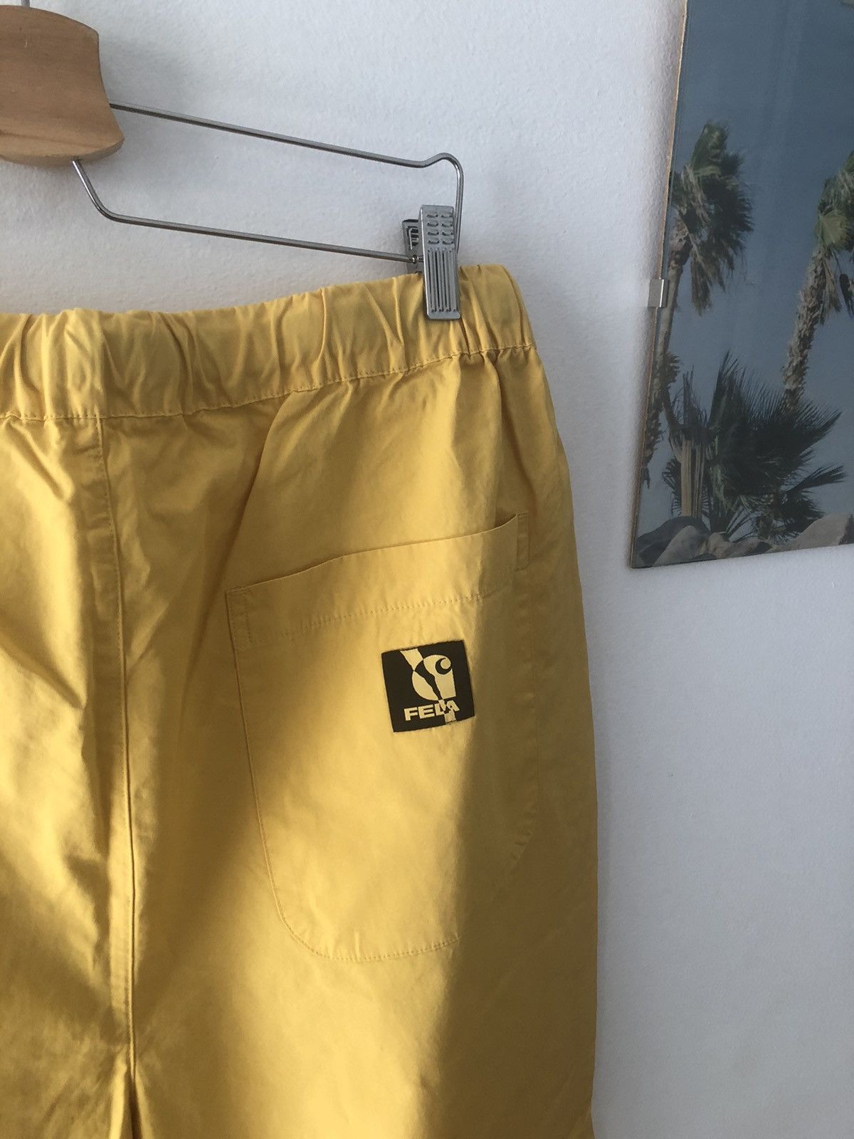 image of Carhartt Wip Fela Kuti Cotton Active Outdoor Pants in Samoan Yellow, Men's (Size 36)