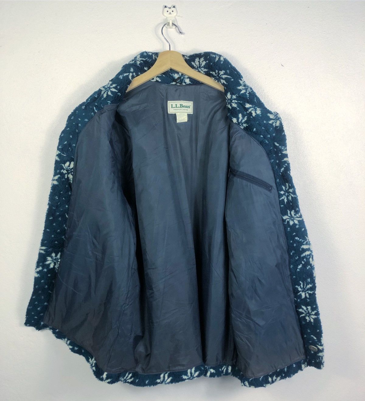 L.L. Bean Rare Vintage L.L. Bean Button Fleece Jacket Size US L / EU 52-54 / 3 - 8 Thumbnail