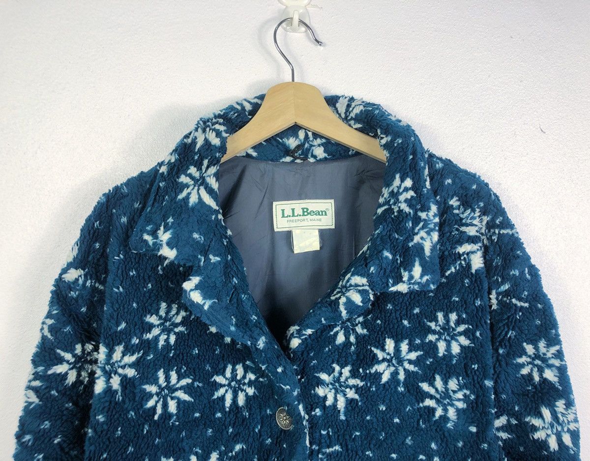 L.L. Bean Rare Vintage L.L. Bean Button Fleece Jacket Size US L / EU 52-54 / 3 - 2 Thumbnail