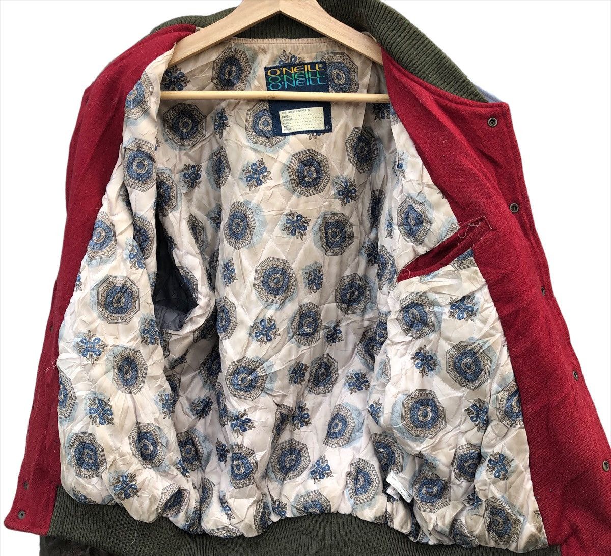 Billabong Vintage 90s oneill leather varsity jacket Size US M / EU 48-50 / 2 - 9 Thumbnail