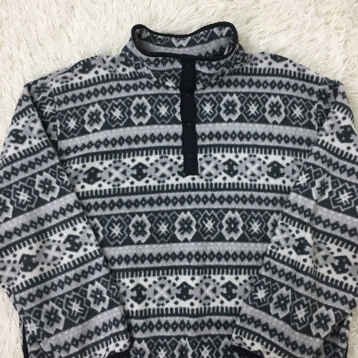 L.L. Bean L.L. Bean Navajo Fleece Sweater Size US L / EU 52-54 / 3 - 4 Thumbnail