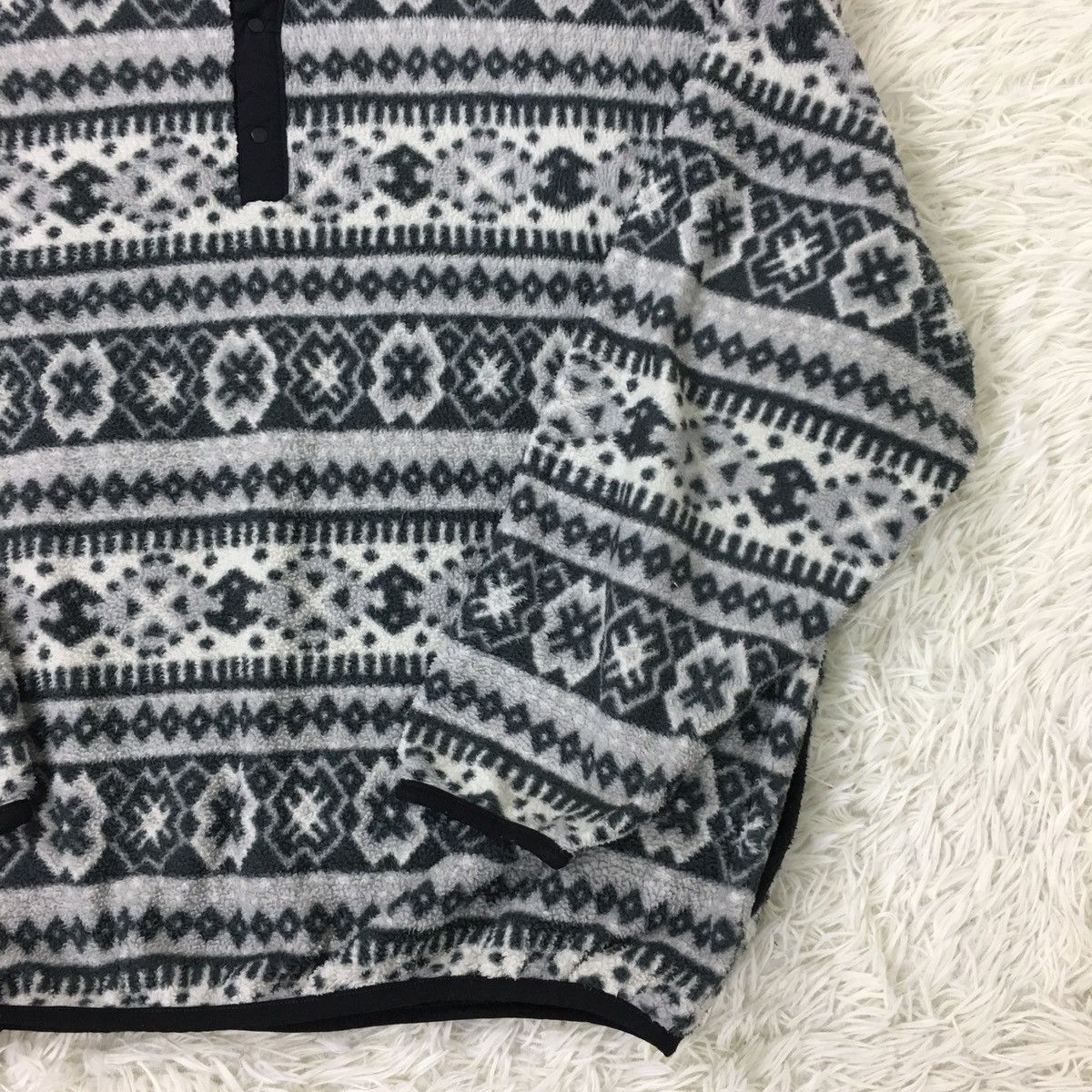 L.L. Bean L.L. Bean Navajo Fleece Sweater Size US L / EU 52-54 / 3 - 3 Thumbnail