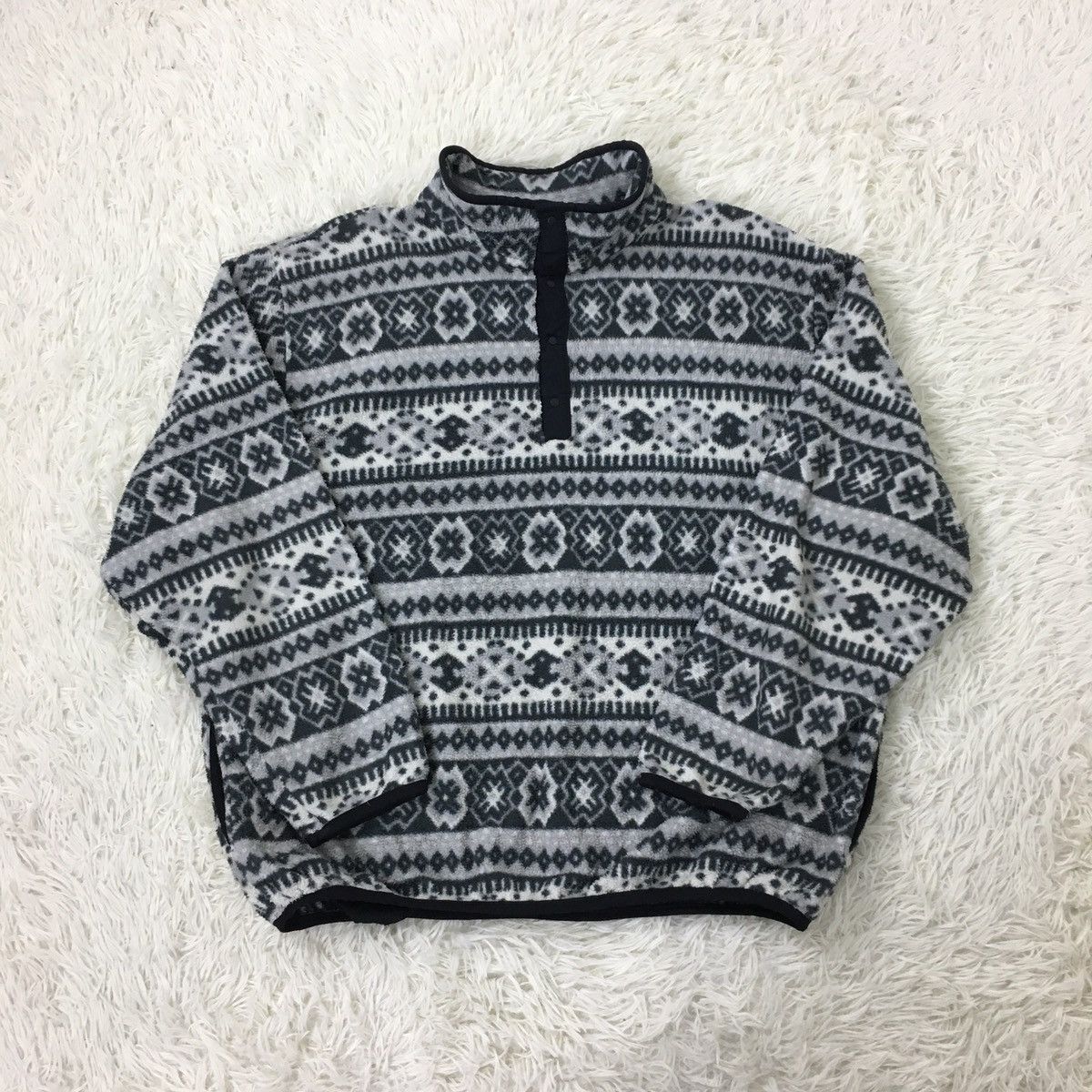 L.L. Bean L.L. Bean Navajo Fleece Sweater Size US L / EU 52-54 / 3 - 1 Thumbnail