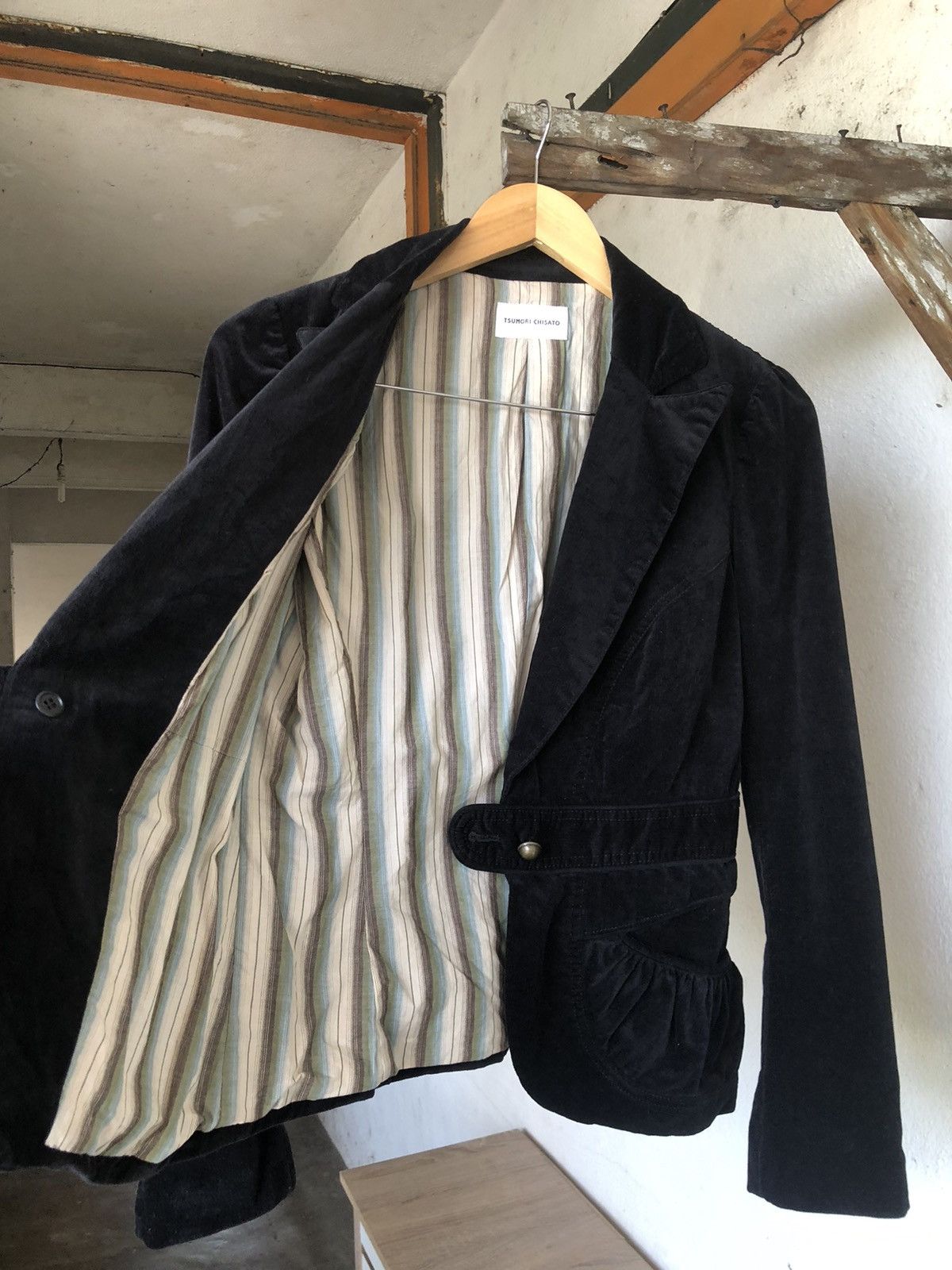 Issey Miyake Tsumori Chisato by Issey Miyake Corduroy Velvet Blazer Style Size M / US 6-8 / IT 42-44 - 5 Thumbnail