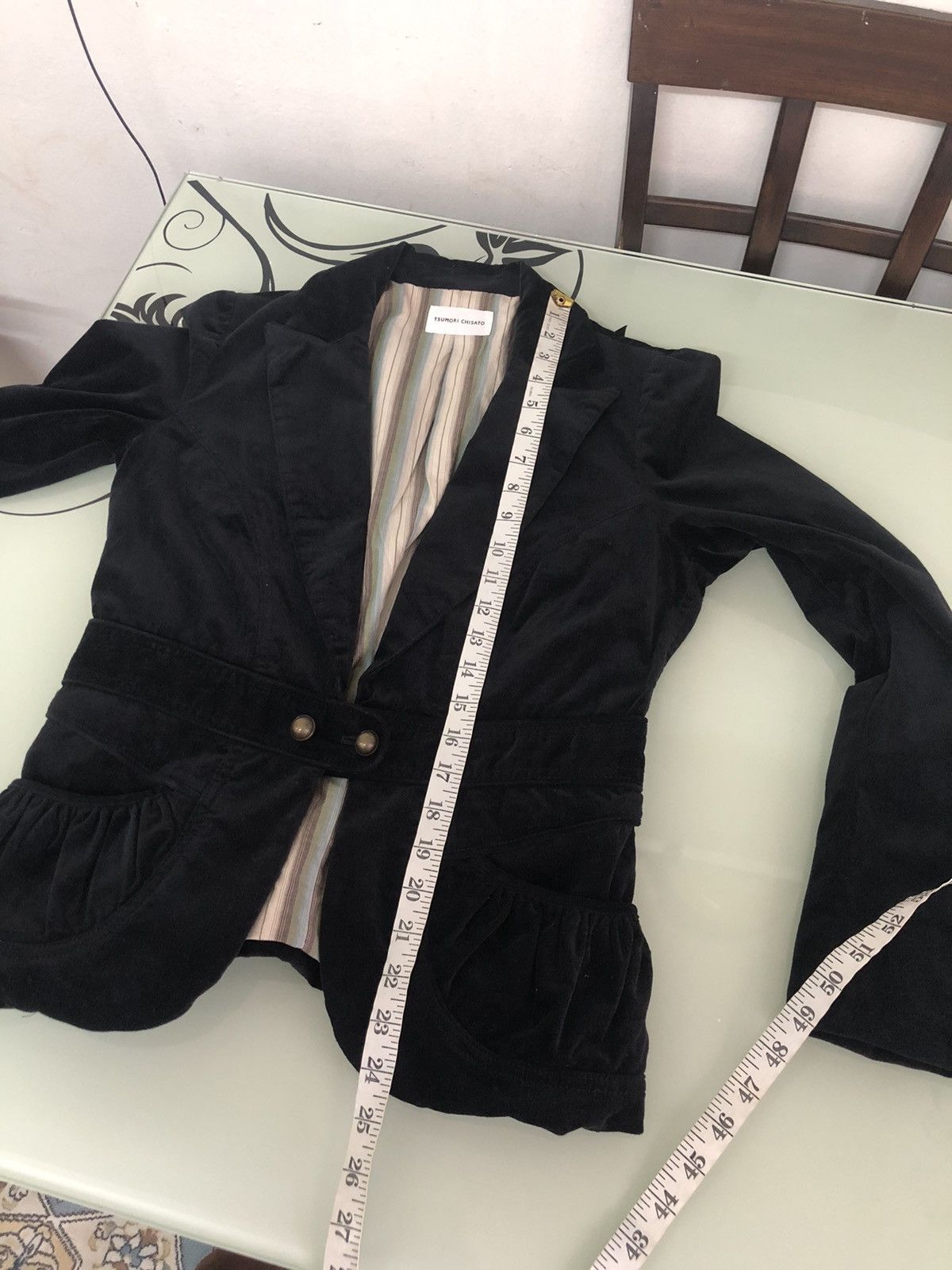 Issey Miyake Tsumori Chisato by Issey Miyake Corduroy Velvet Blazer Style Size M / US 6-8 / IT 42-44 - 22 Thumbnail