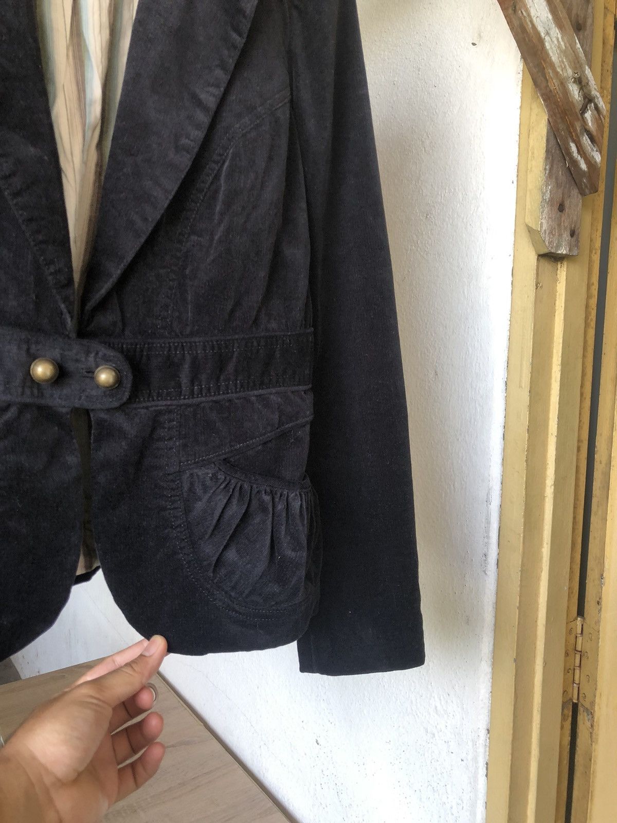 Issey Miyake Tsumori Chisato by Issey Miyake Corduroy Velvet Blazer Style Size M / US 6-8 / IT 42-44 - 10 Thumbnail