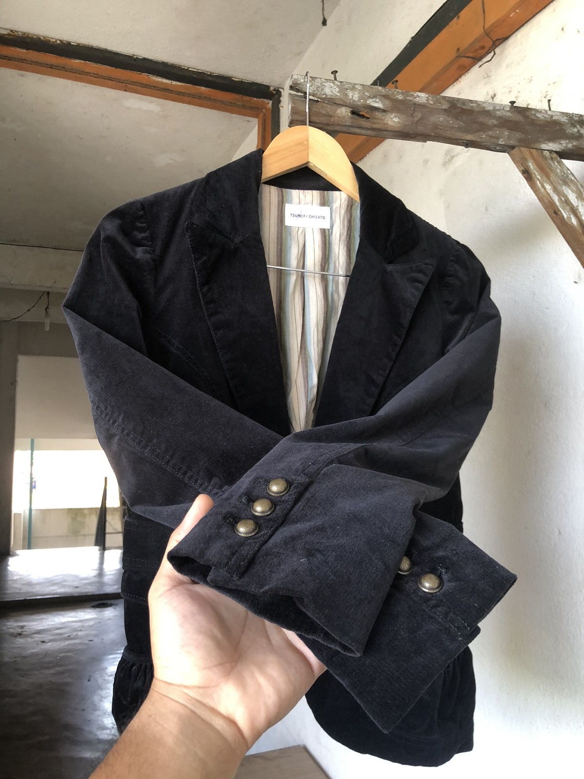 Issey Miyake Tsumori Chisato by Issey Miyake Corduroy Velvet Blazer Style Size M / US 6-8 / IT 42-44 - 11 Thumbnail