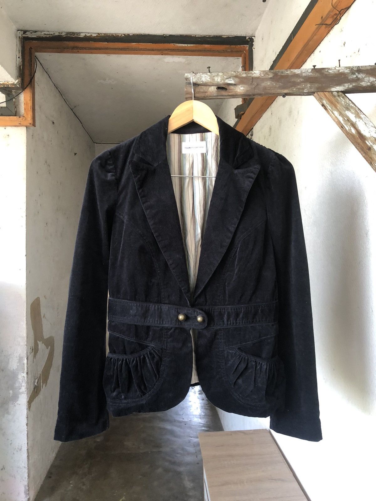 Issey Miyake Tsumori Chisato by Issey Miyake Corduroy Velvet Blazer Style Size M / US 6-8 / IT 42-44 - 8 Thumbnail