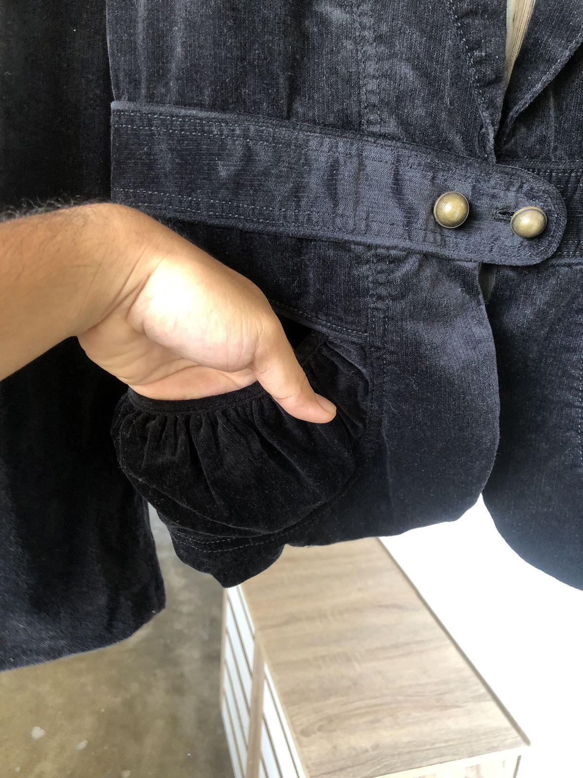 Issey Miyake Tsumori Chisato by Issey Miyake Corduroy Velvet Blazer Style Size M / US 6-8 / IT 42-44 - 13 Thumbnail