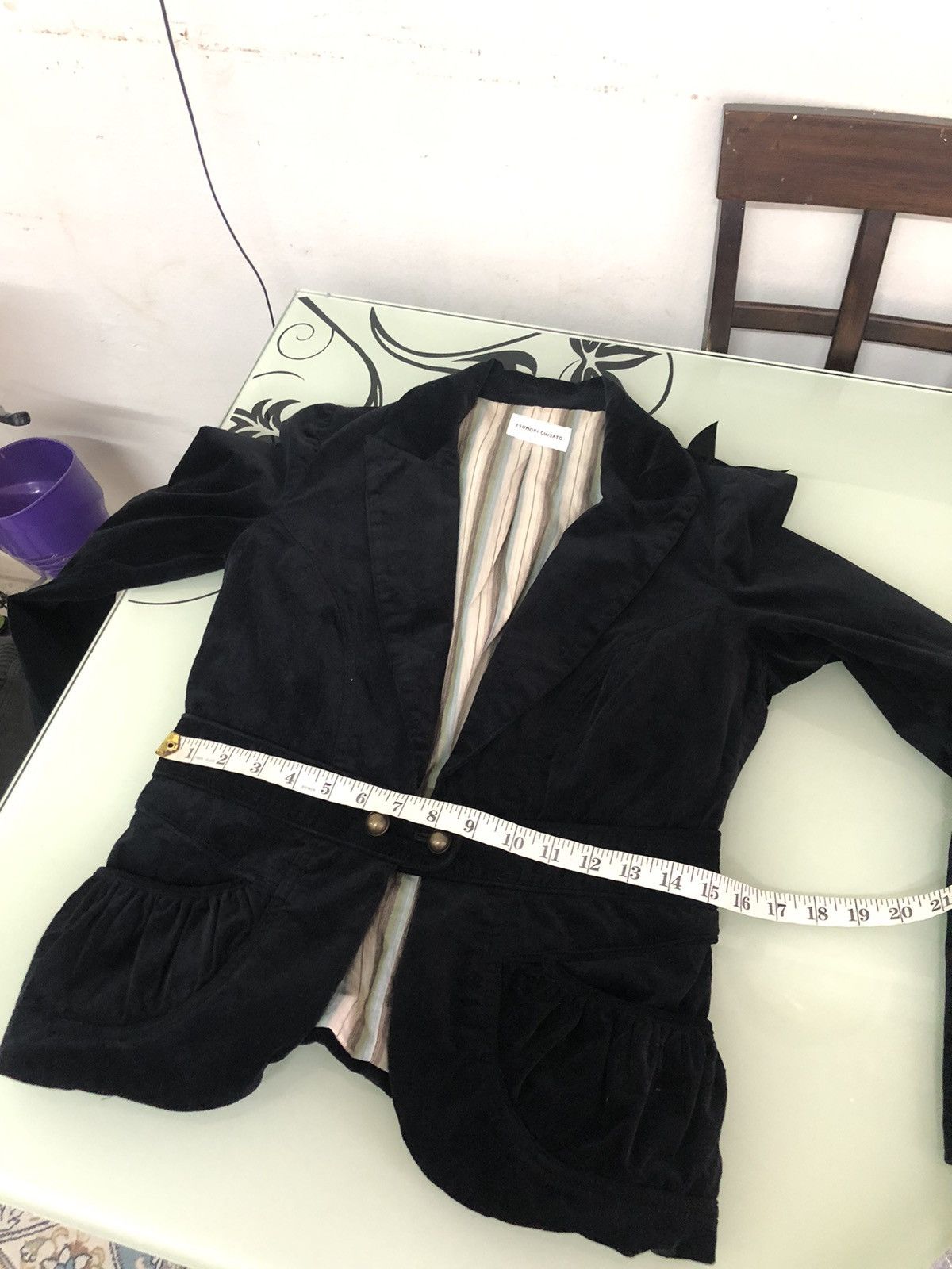 Issey Miyake Tsumori Chisato by Issey Miyake Corduroy Velvet Blazer Style Size M / US 6-8 / IT 42-44 - 23 Thumbnail