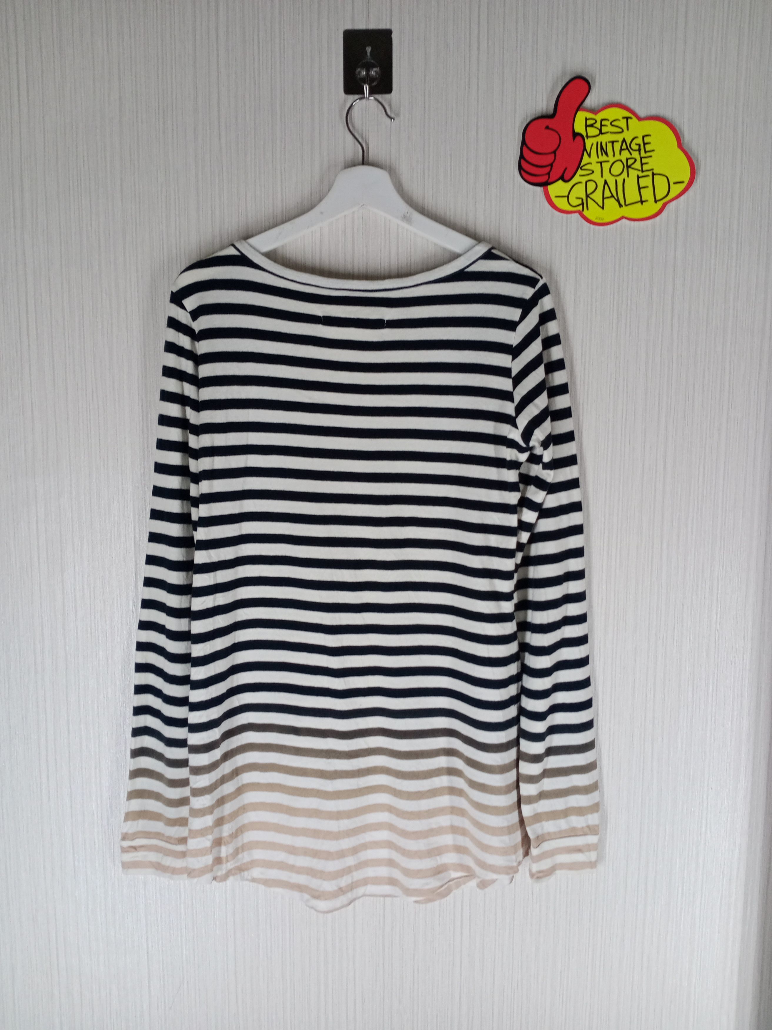 Japanese Brand × Limi Feu × Yohji Yamamoto Limi Feu By Yohji Yamamoto Striped Long Sleeve Size US S / EU 44-46 / 1 - 7 Thumbnail