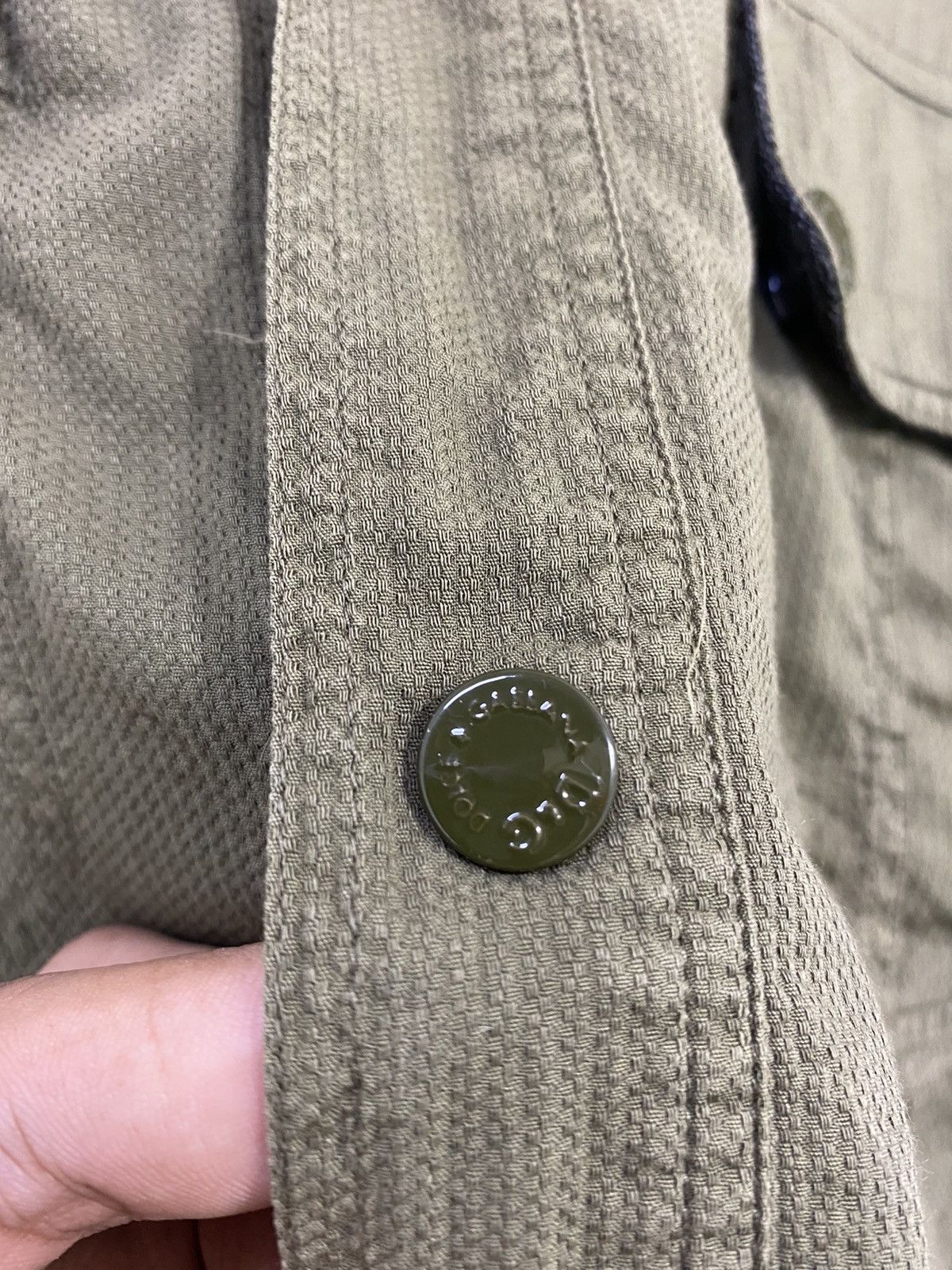 Dolce & Gabbana F/W 2003 Dolce and Gabbana Button Shirt Military Design Size US XS / EU 42 / 0 - 9 Thumbnail