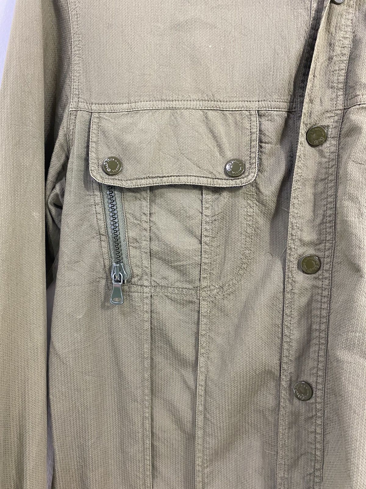 Dolce & Gabbana F/W 2003 Dolce and Gabbana Button Shirt Military Design Size US XS / EU 42 / 0 - 6 Thumbnail