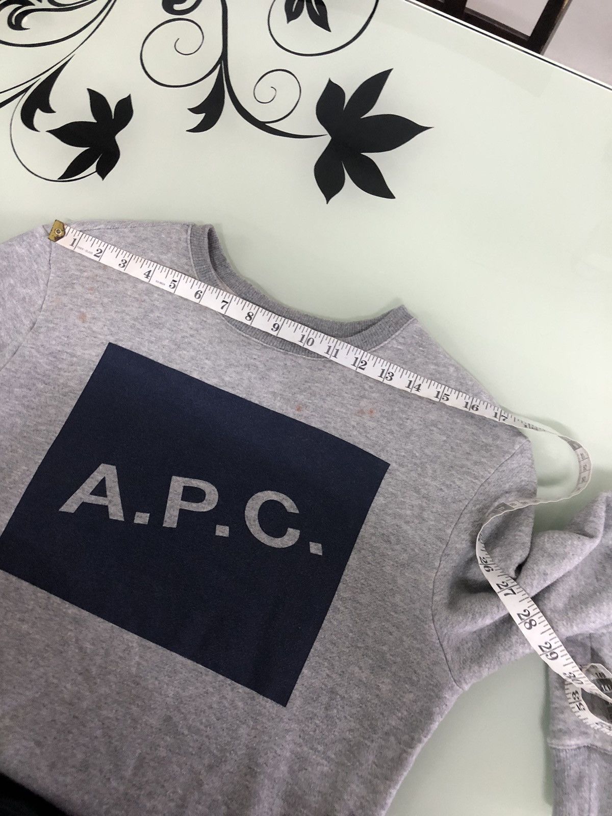 A.P.C. Vintage APC Big Logo Sweatshirt Women Size M / US 6-8 / IT 42-44 - 20 Thumbnail