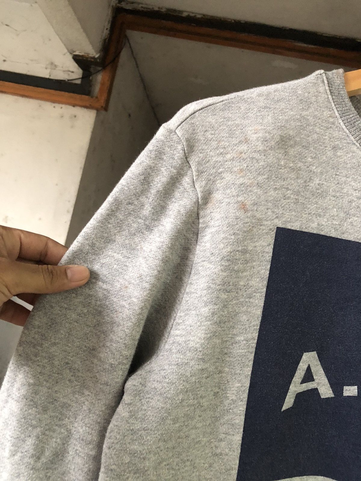 A.P.C. Vintage APC Big Logo Sweatshirt Women Size M / US 6-8 / IT 42-44 - 7 Thumbnail