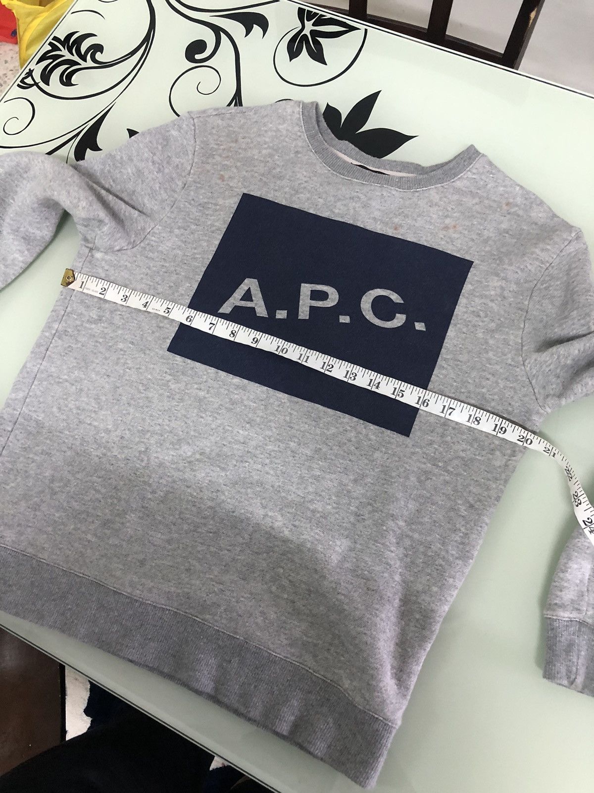A.P.C. Vintage APC Big Logo Sweatshirt Women Size M / US 6-8 / IT 42-44 - 18 Thumbnail