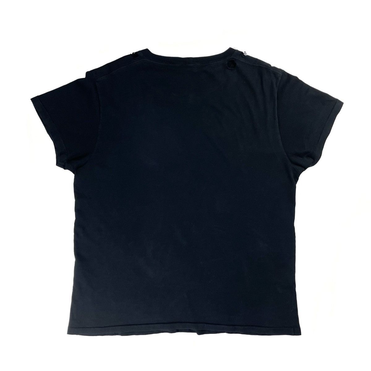 Saint Laurent Paris SAINT LAURENT PARIS SS16 BLACK THRASHED T-SHIRT Size US XL / EU 56 / 4 - 6 Thumbnail