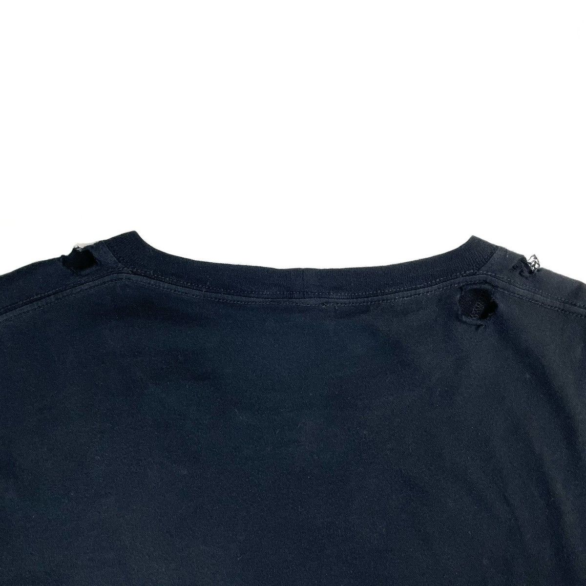 Saint Laurent Paris SAINT LAURENT PARIS SS16 BLACK THRASHED T-SHIRT Size US XL / EU 56 / 4 - 7 Thumbnail
