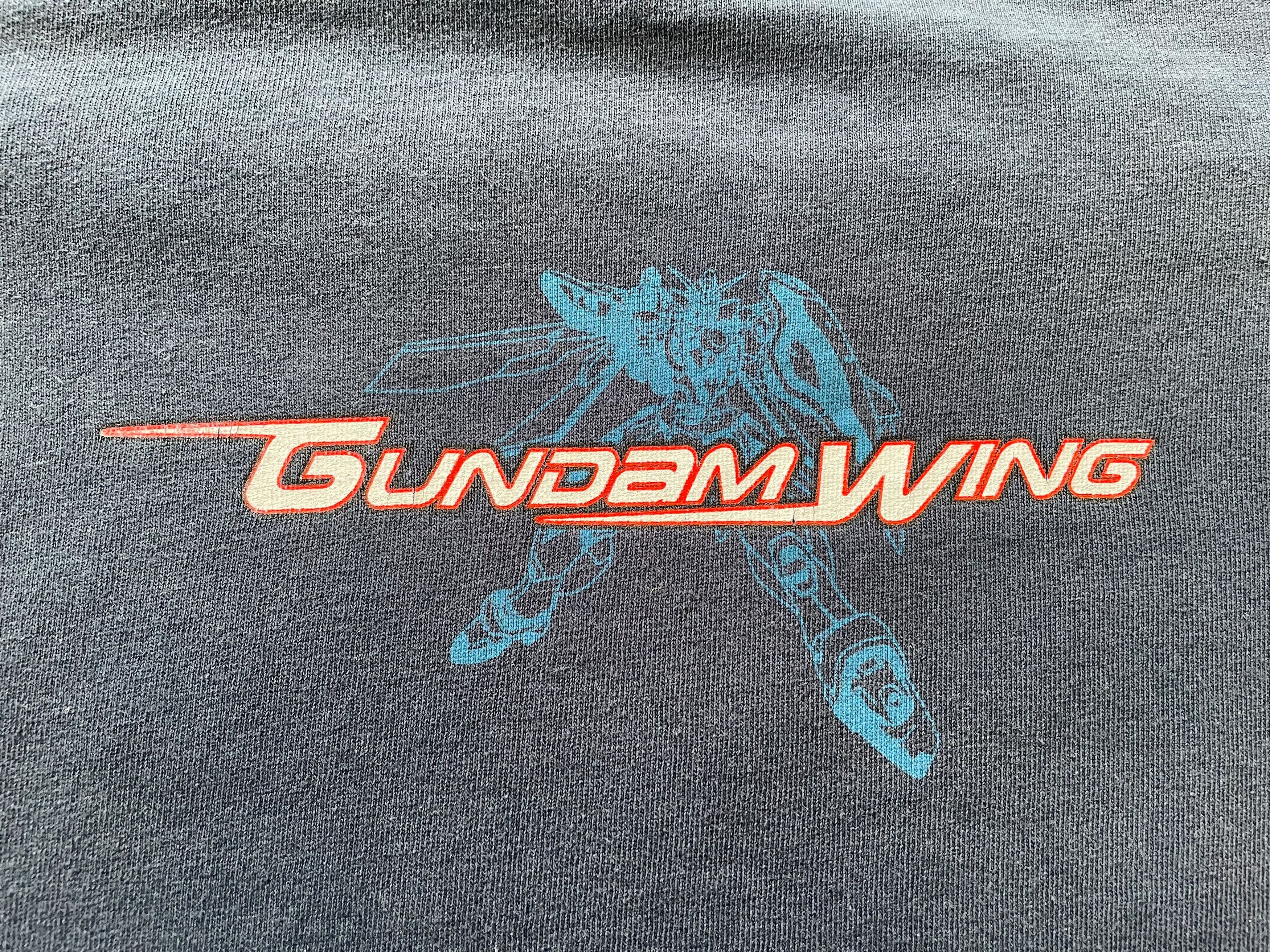 Anime Vintage 00s Mobile Suit Gundam Wing T-shirt Navy Size US M / EU 48-50 / 2 - 4 Thumbnail