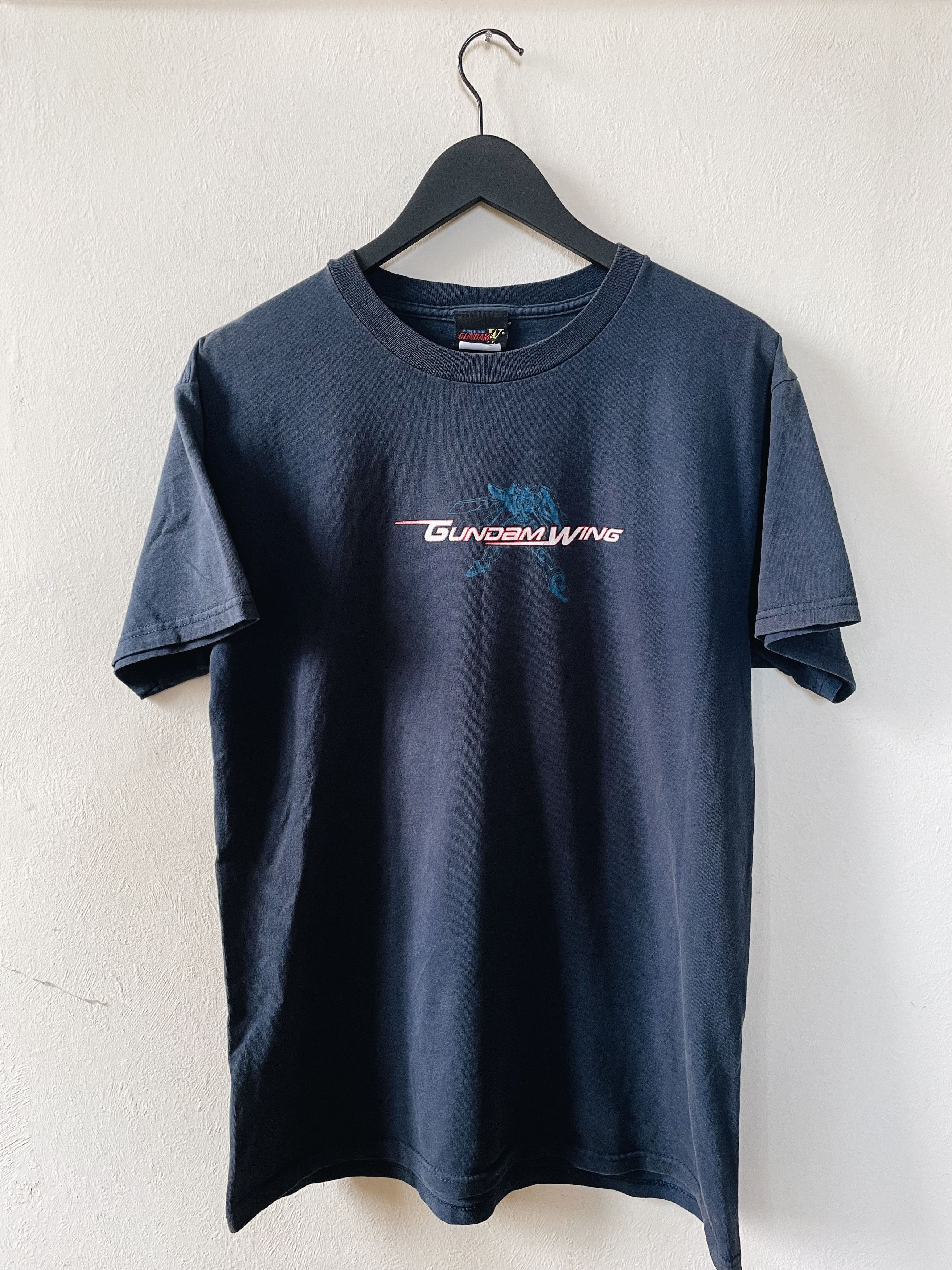 Anime Vintage 00s Mobile Suit Gundam Wing T-shirt Navy Size US M / EU 48-50 / 2 - 2 Thumbnail