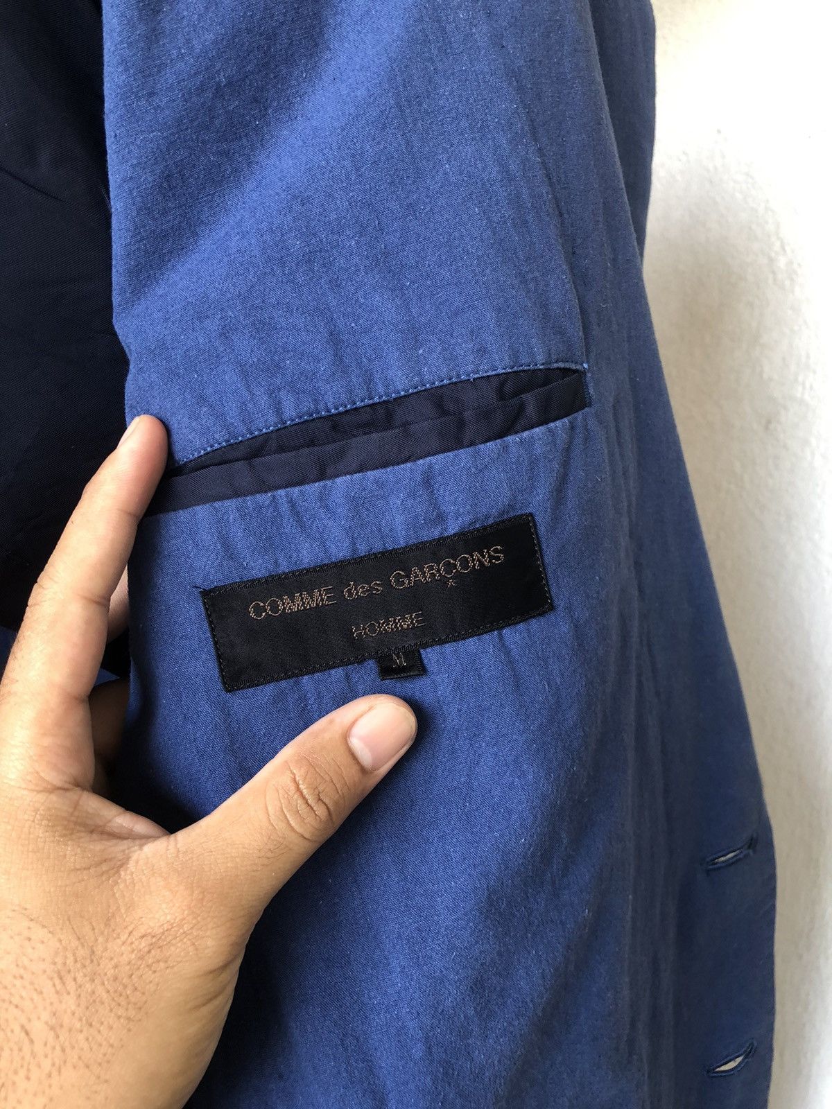 Comme des Garcons Vintage Comme des Garcons Oversized Single Breasted Blazer Size US M / EU 48-50 / 2 - 6 Thumbnail