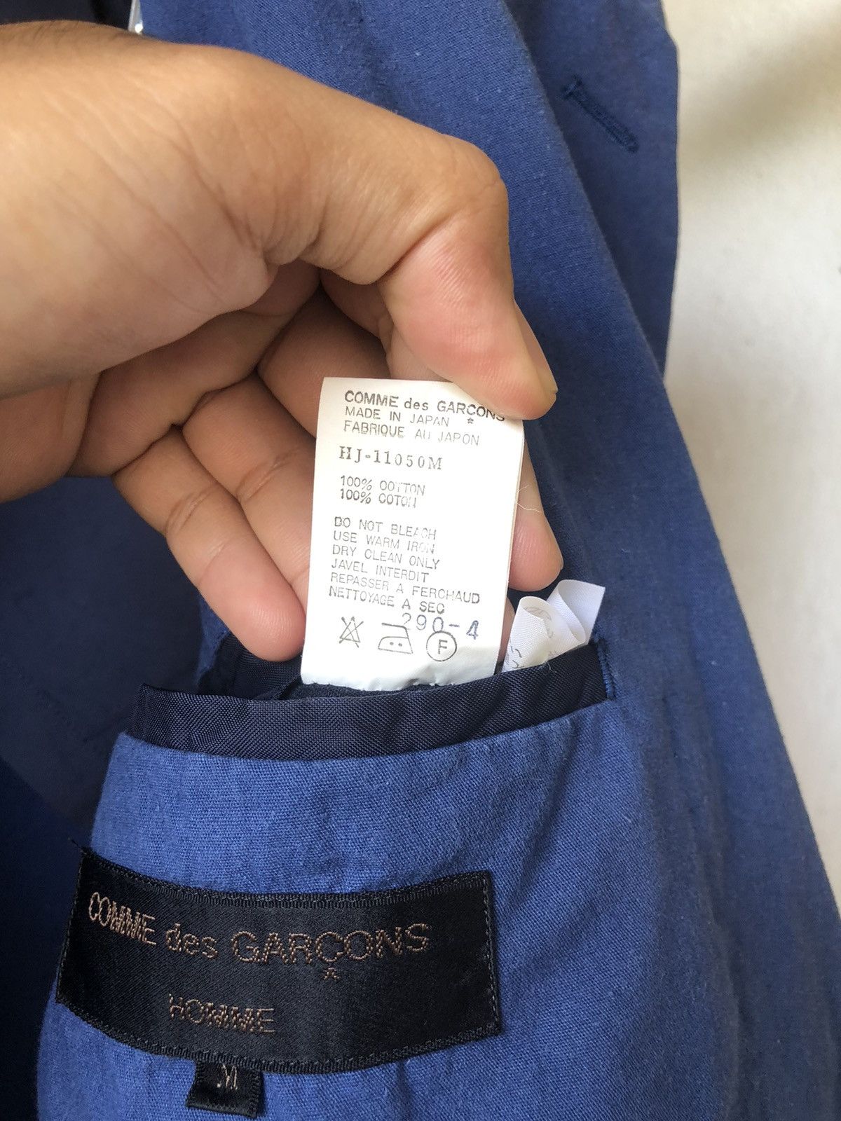 Comme des Garcons Vintage Comme des Garcons Oversized Single Breasted Blazer Size US M / EU 48-50 / 2 - 7 Thumbnail