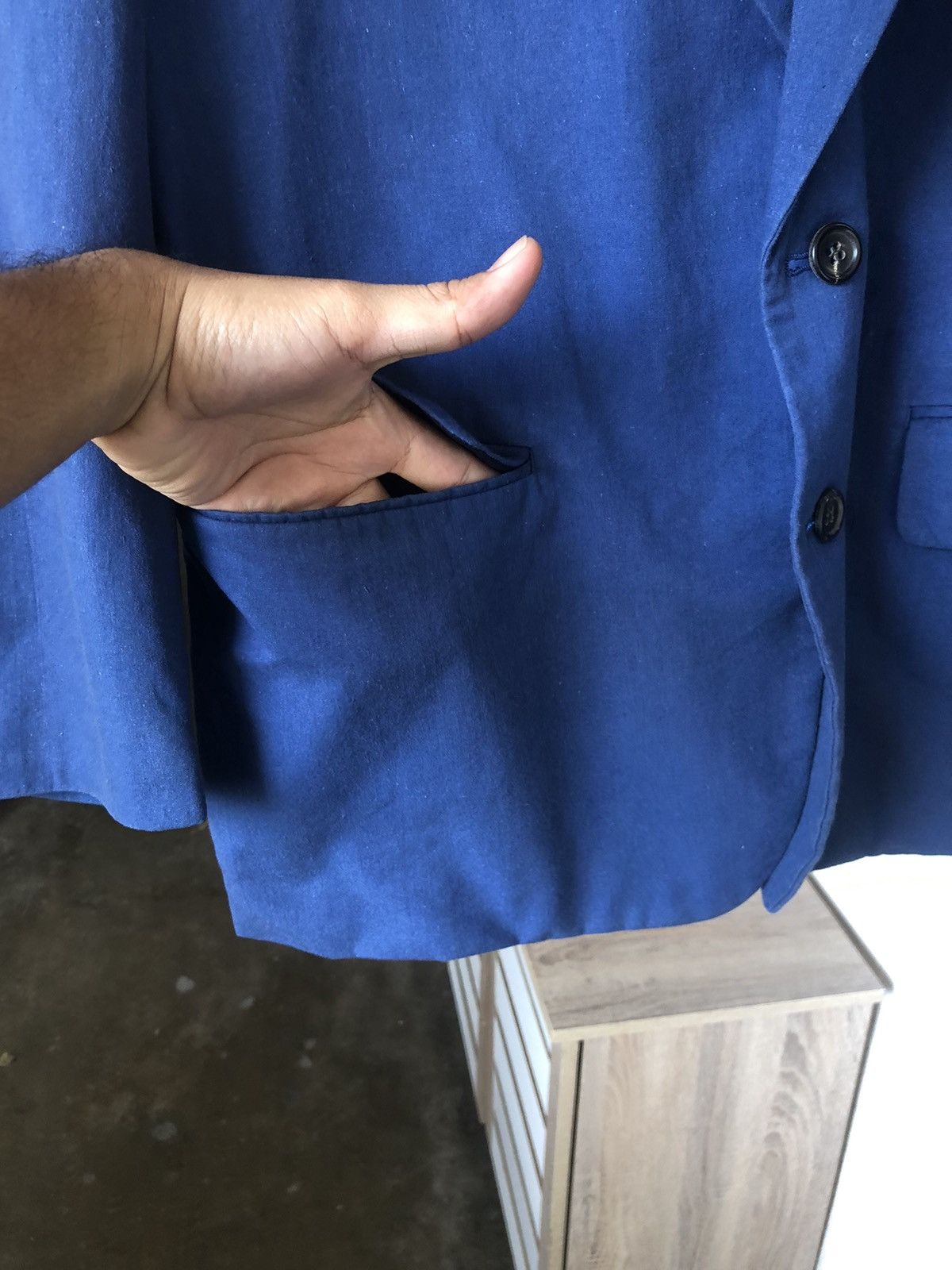 Comme des Garcons Vintage Comme des Garcons Oversized Single Breasted Blazer Size US M / EU 48-50 / 2 - 19 Thumbnail