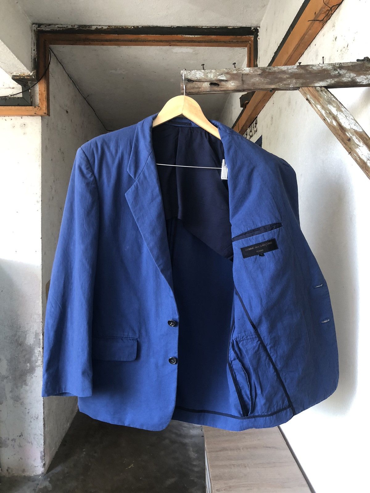 Comme des Garcons Vintage Comme des Garcons Oversized Single Breasted Blazer Size US M / EU 48-50 / 2 - 2 Thumbnail