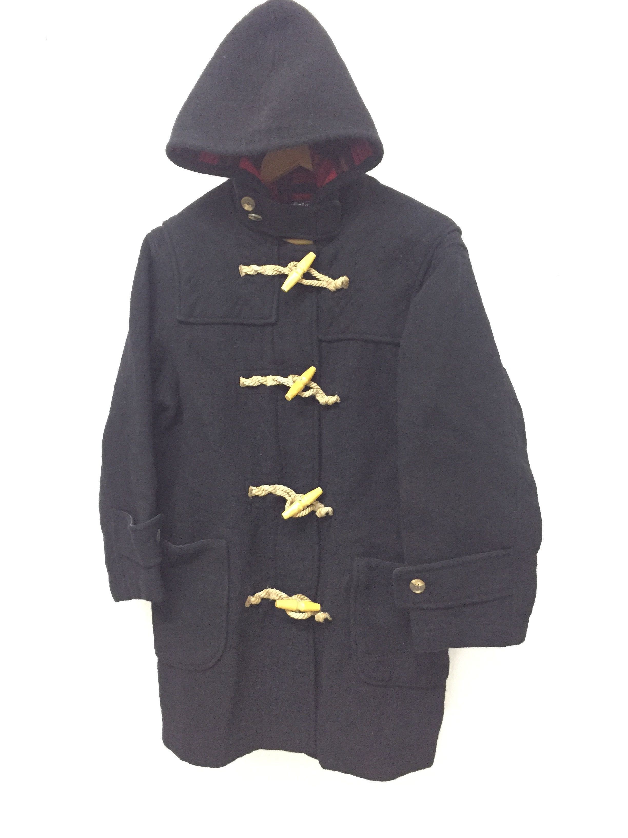 Polo Ralph Lauren 90's POLO by Ralph Lauren Knot button tartan Donkey parka Size US M / EU 48-50 / 2 - 4 Thumbnail