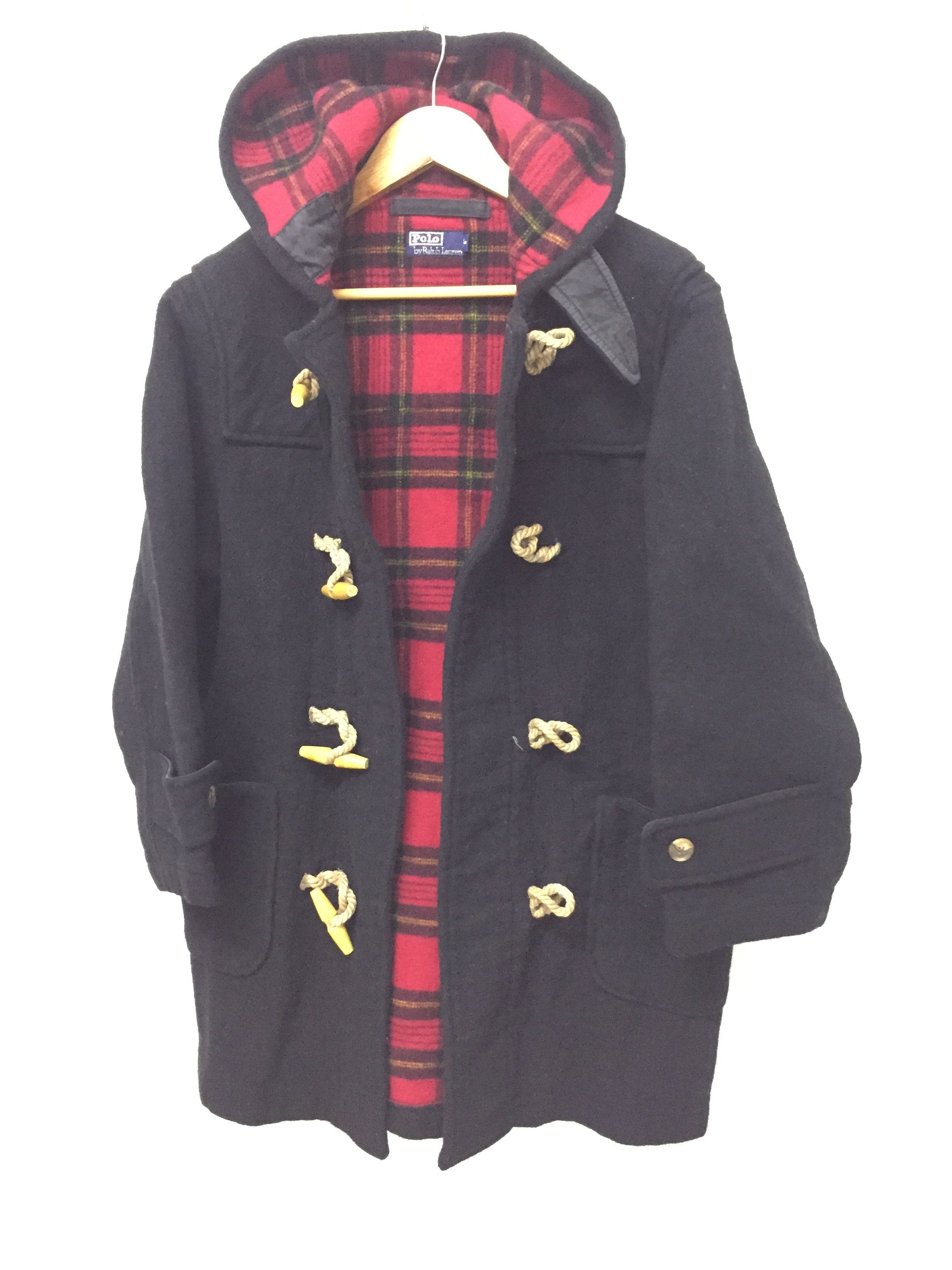 Polo Ralph Lauren 90's POLO by Ralph Lauren Knot button tartan Donkey parka Size US M / EU 48-50 / 2 - 1 Thumbnail