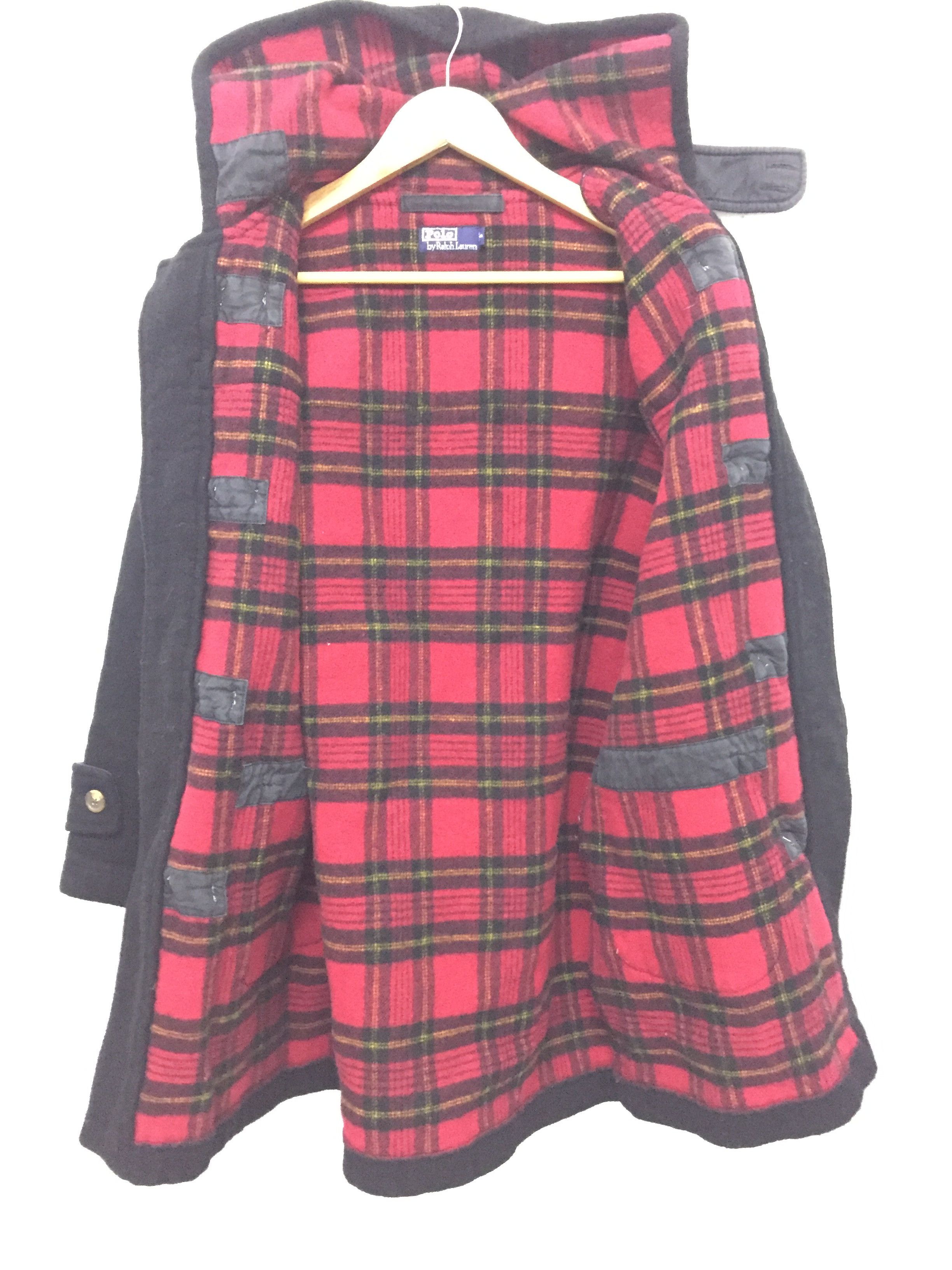 Polo Ralph Lauren 90's POLO by Ralph Lauren Knot button tartan Donkey parka Size US M / EU 48-50 / 2 - 8 Thumbnail