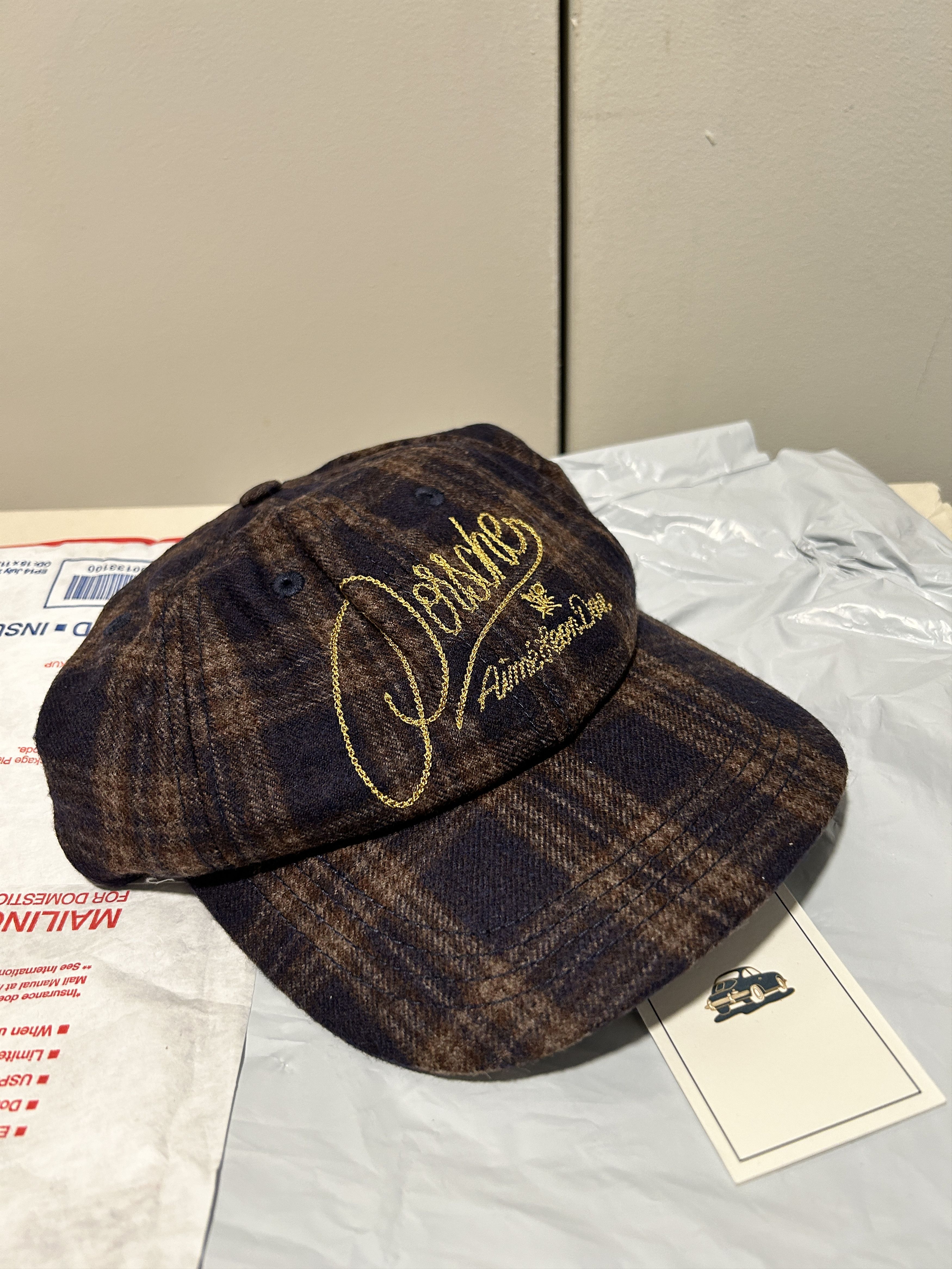 Aime Leon Dore × Porsche Design Aime Leon Dore ALD / Porsche 356 Plaid Wool Hat Size ONE SIZE - 2 Thumbnail