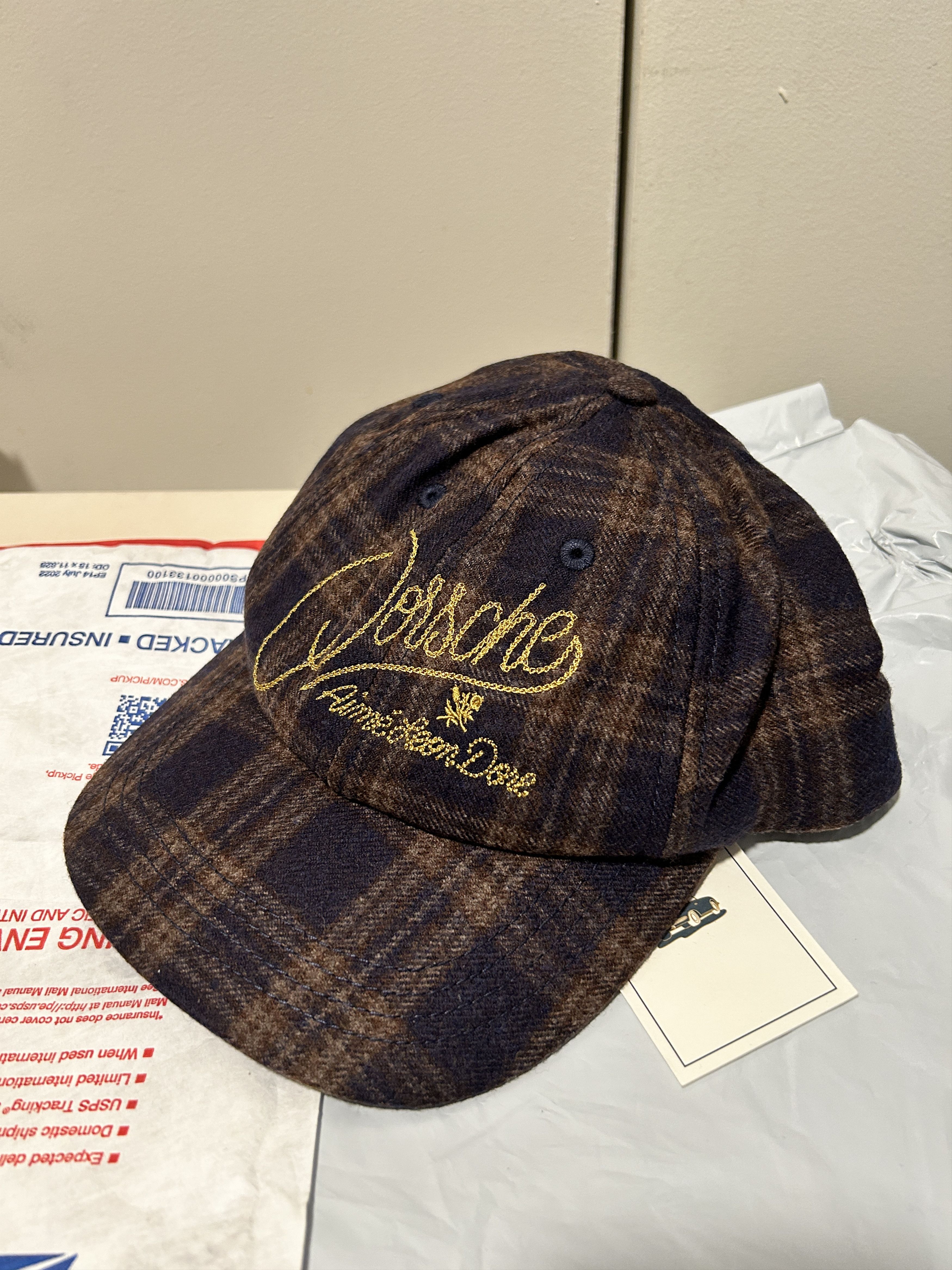 Aime Leon Dore × Porsche Design Aime Leon Dore ALD / Porsche 356 Plaid Wool Hat Size ONE SIZE - 1 Thumbnail