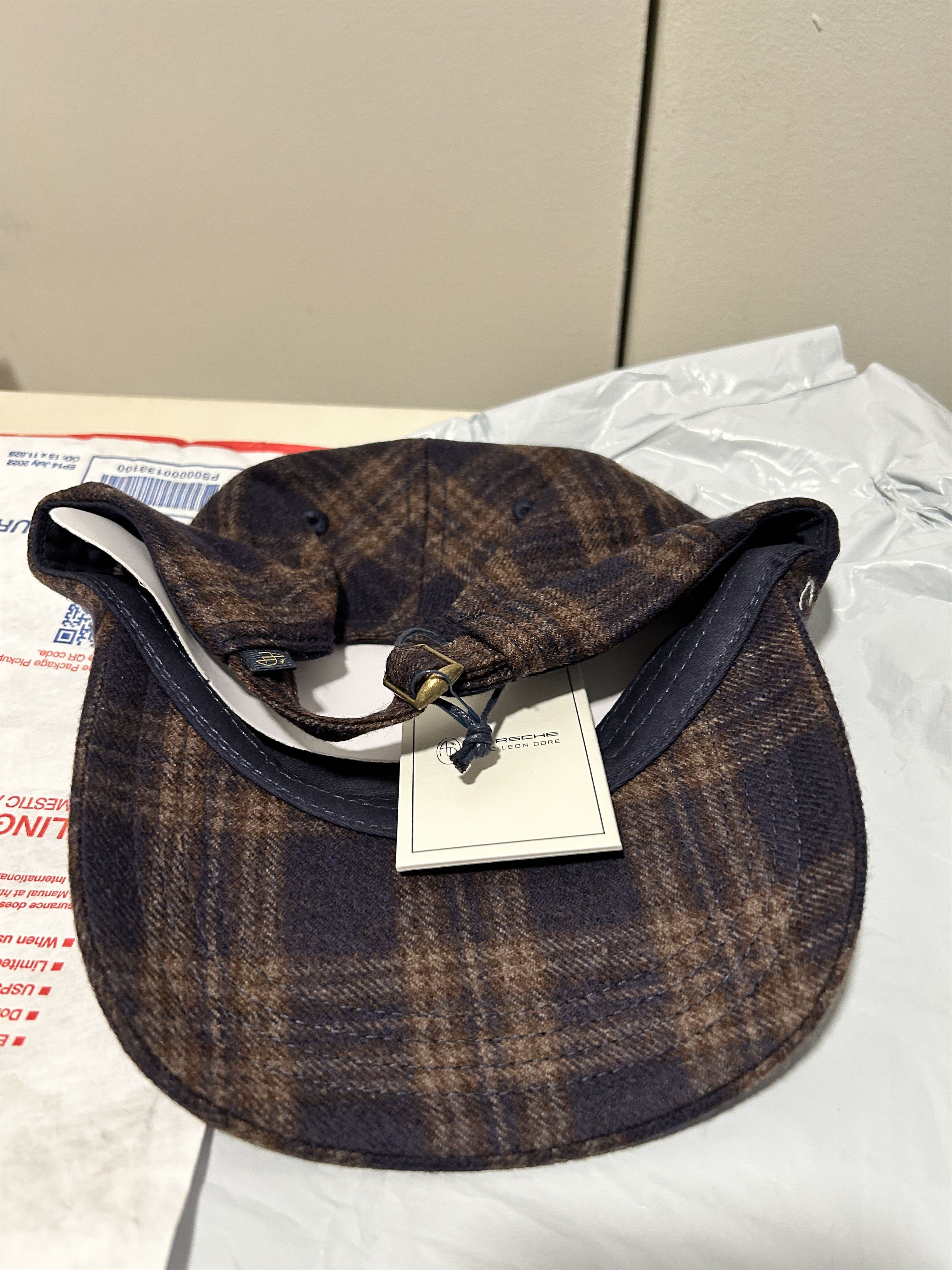 Aime Leon Dore × Porsche Design Aime Leon Dore ALD / Porsche 356 Plaid Wool Hat Size ONE SIZE - 4 Thumbnail